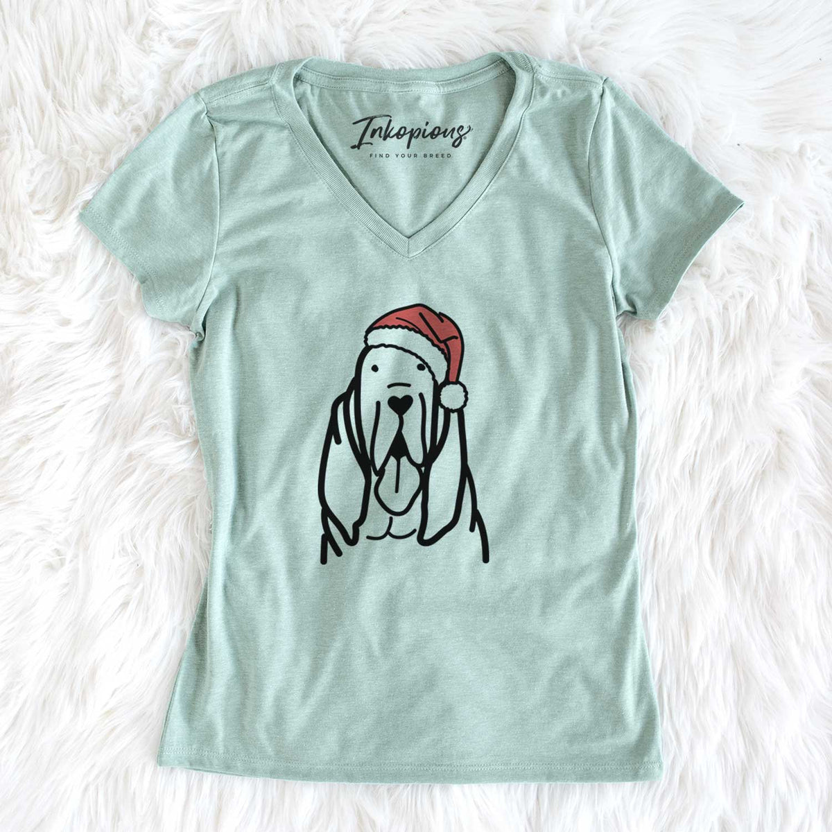 Jolly Bloodhound - Women&#39;s V-neck Shirt