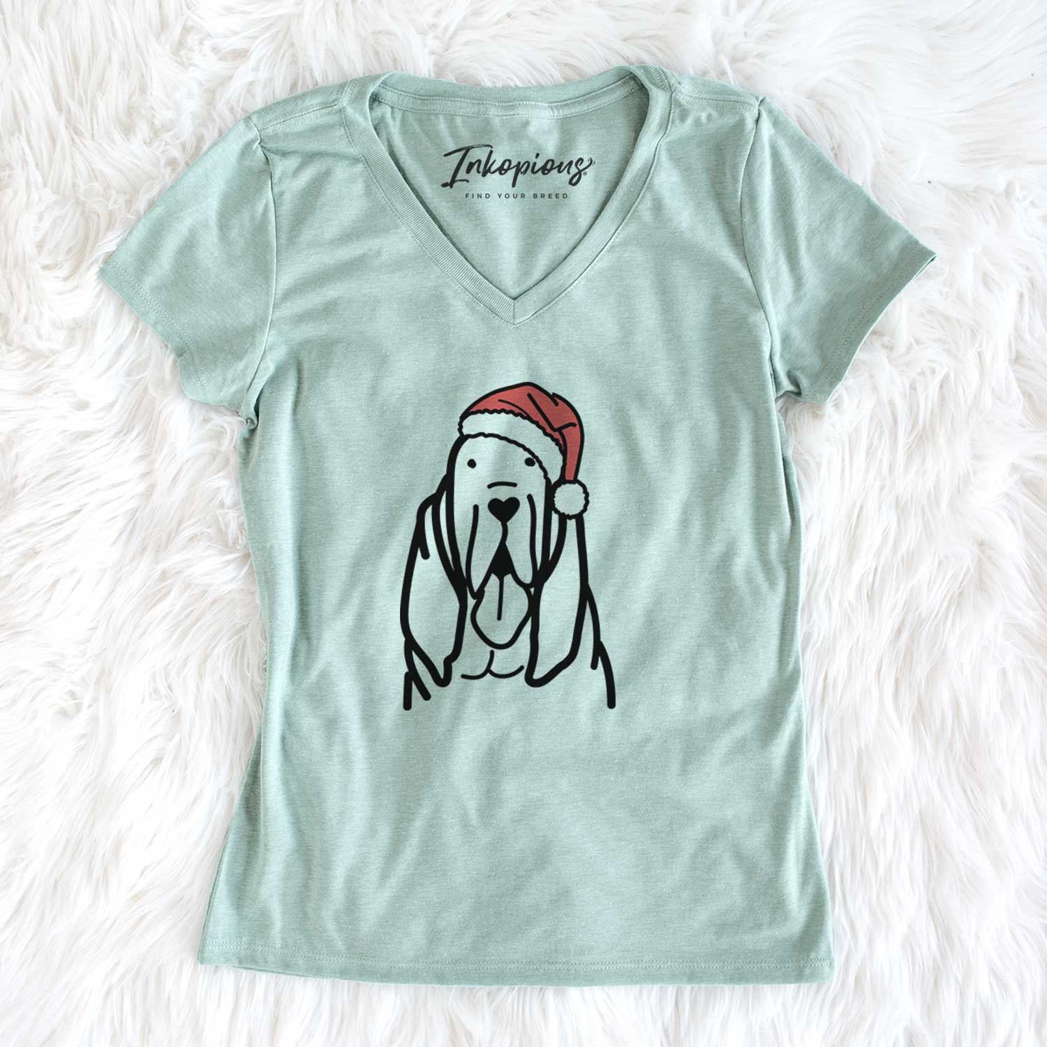 Jolly Bloodhound - Women's V-neck Shirt