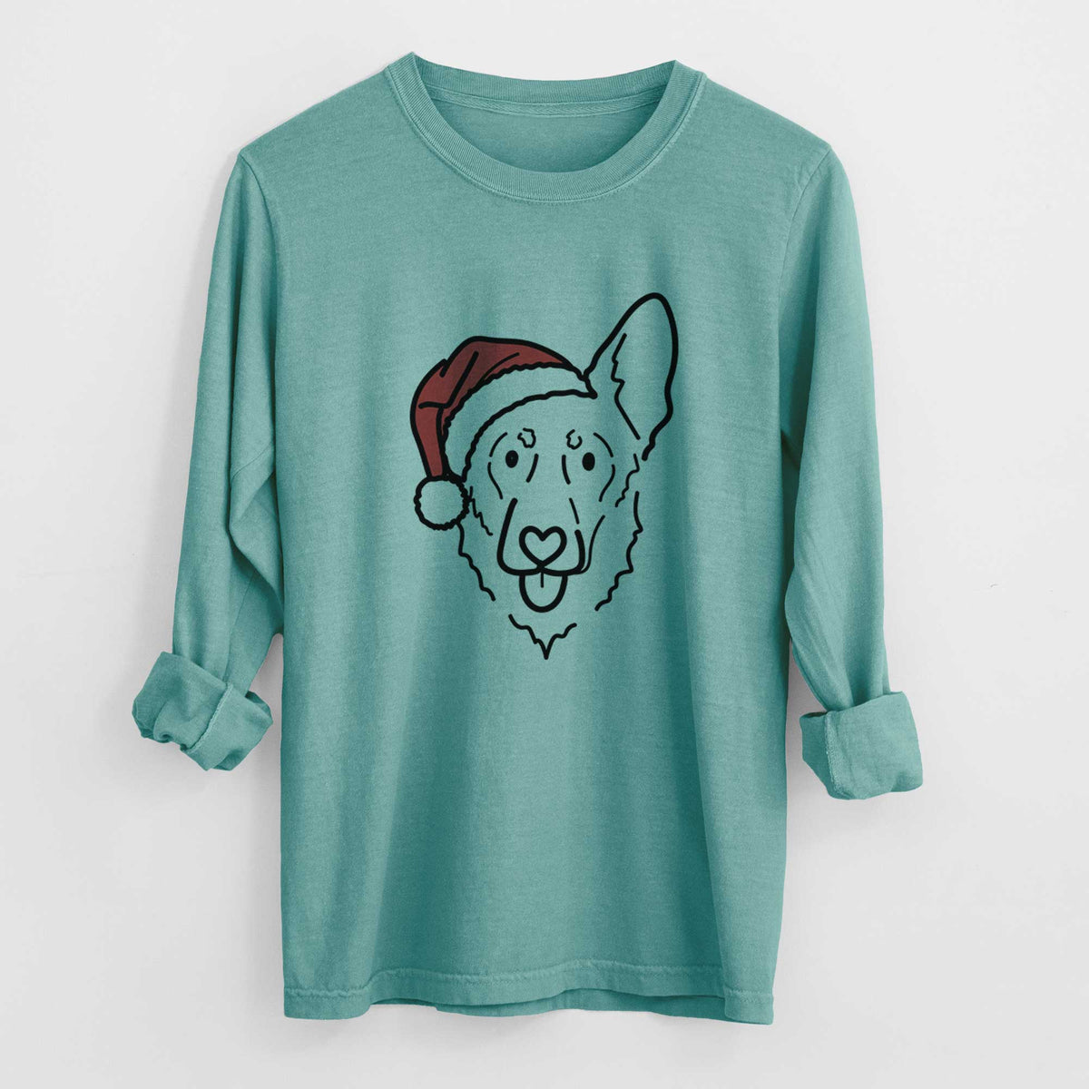 Jolly Shepherd Mix - Bodhi - Heavyweight 100% Cotton Long Sleeve