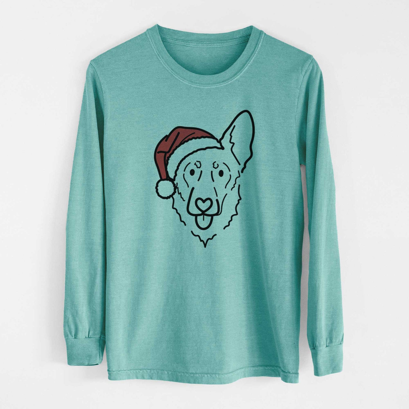 Jolly Shepherd Mix - Bodhi - Heavyweight 100% Cotton Long Sleeve