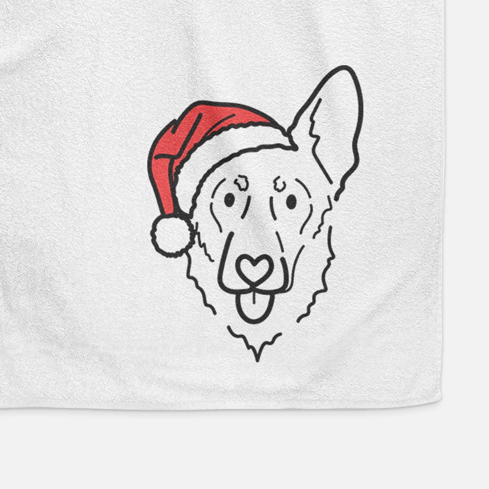 Jolly Shepherd Mix - Bodhi - Decorative Hand Towel