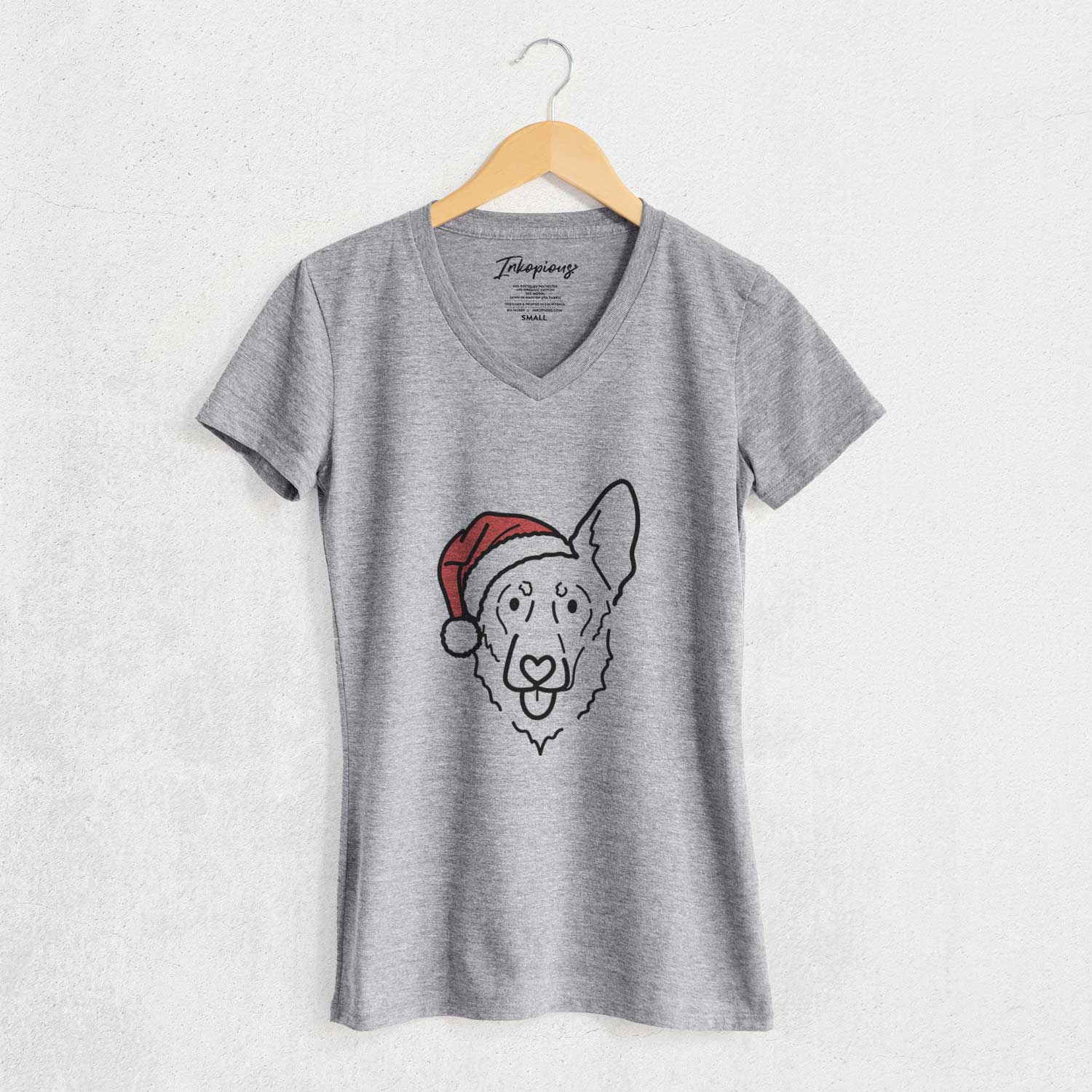 Jolly Shepherd Mix - Bodhi - Women's V-neck Shirt