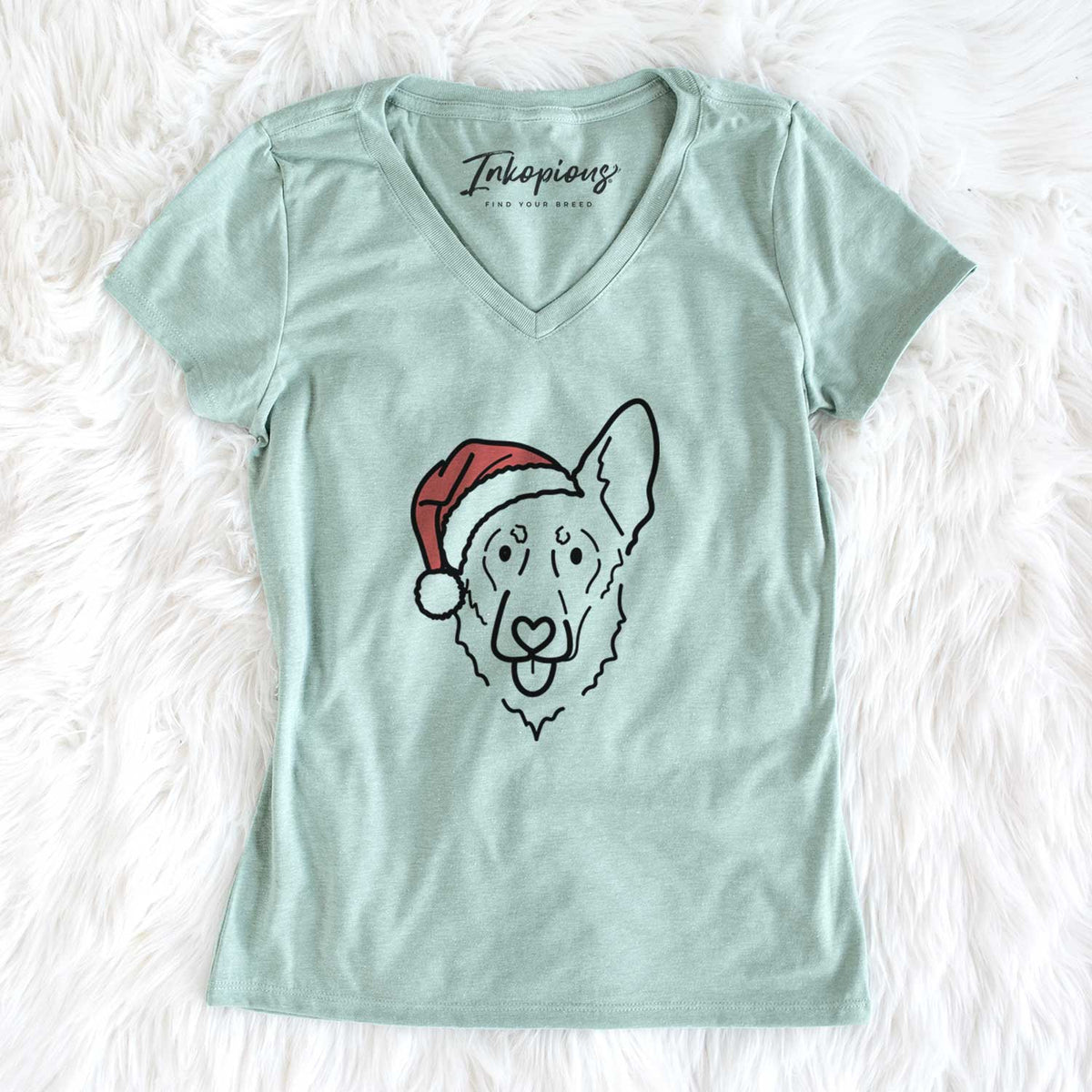 Jolly Shepherd Mix - Bodhi - Women's V-neck Shirt