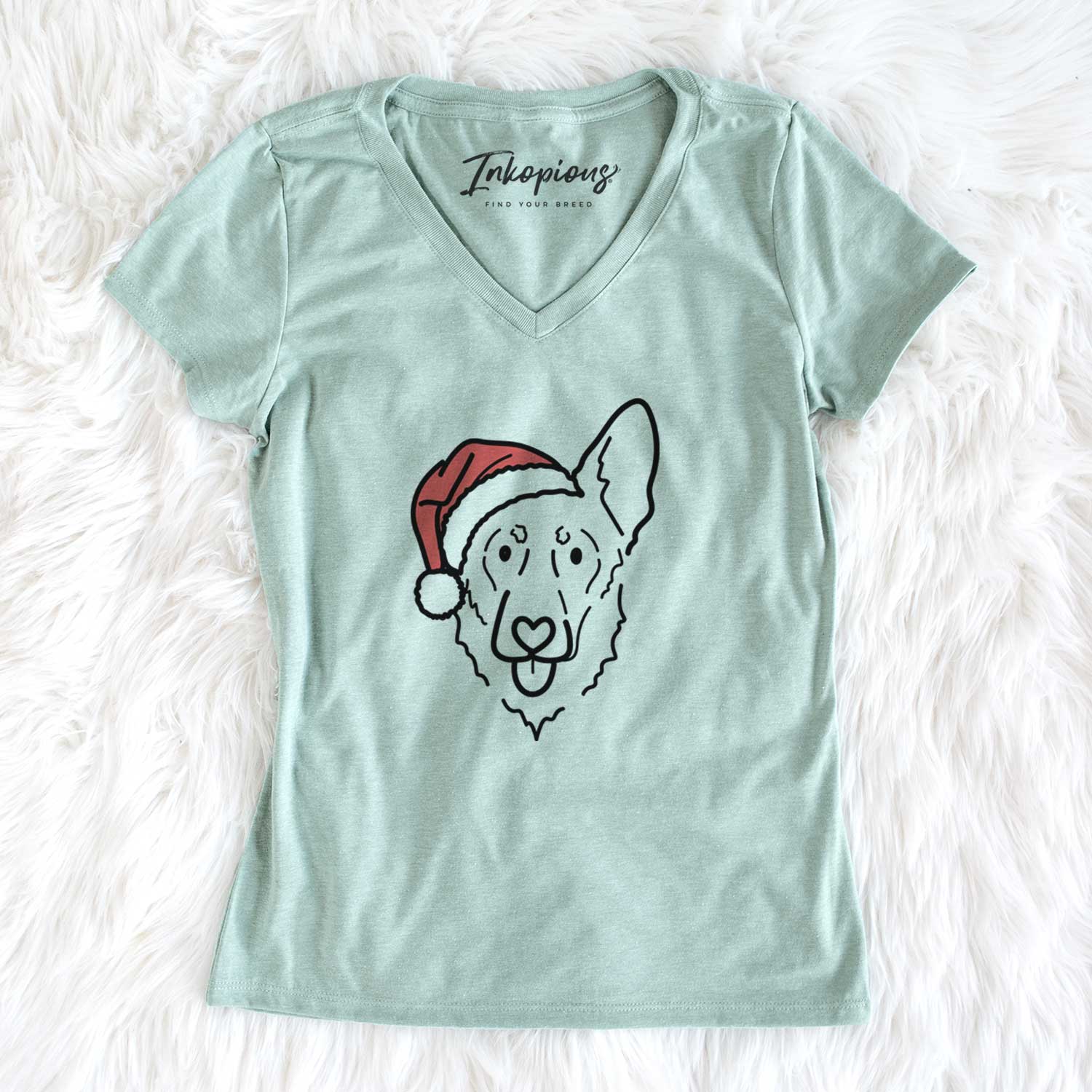 Jolly Shepherd Mix - Bodhi - Women's V-neck Shirt