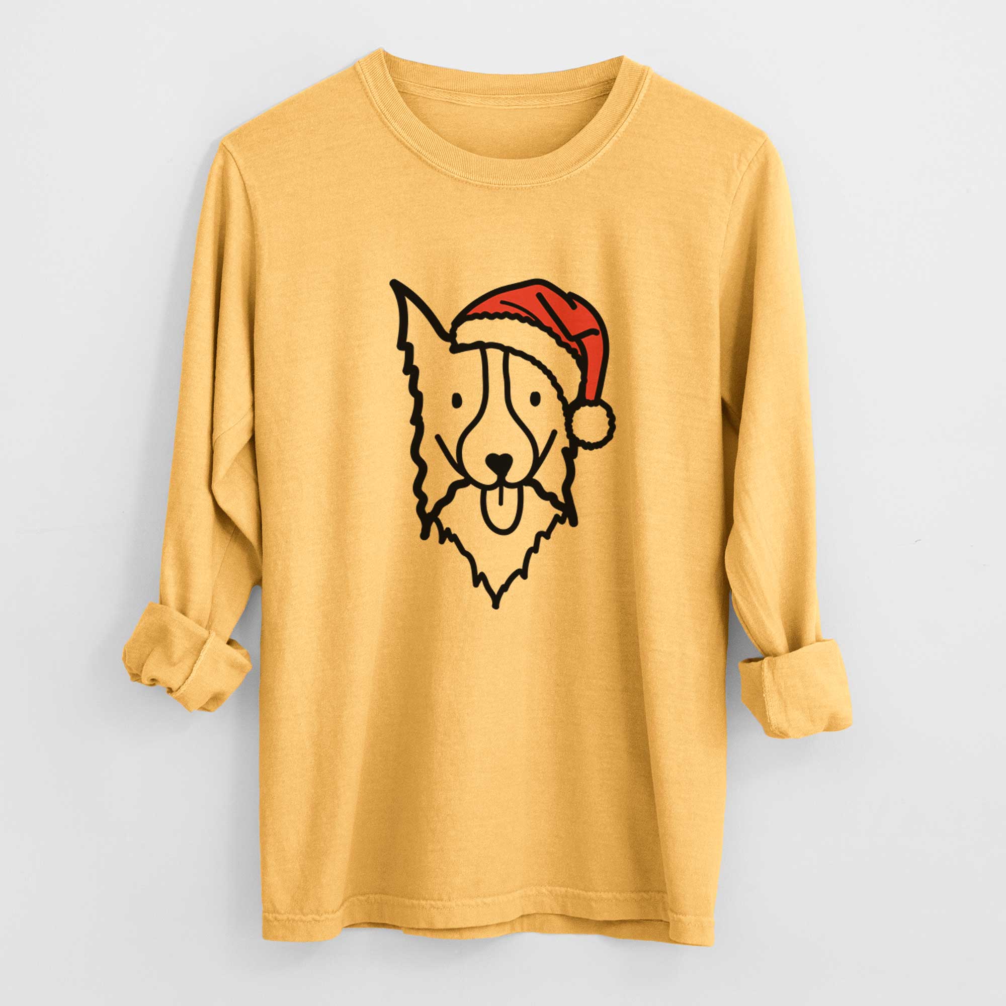 Jolly Border Collie - Heavyweight 100% Cotton Long Sleeve