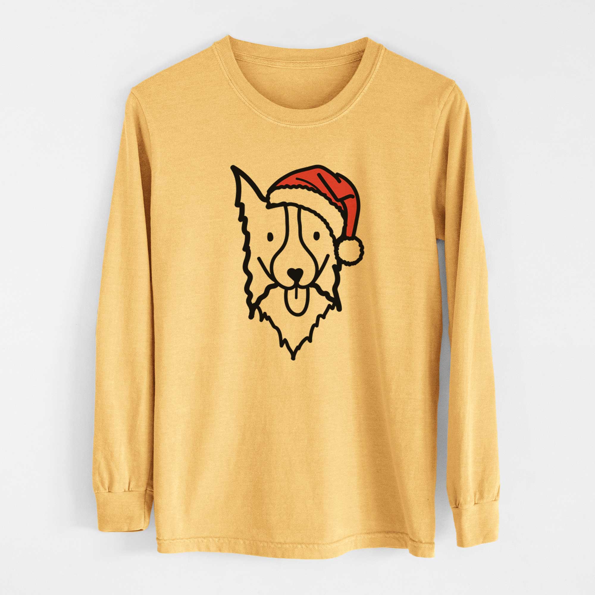 Jolly Border Collie - Heavyweight 100% Cotton Long Sleeve