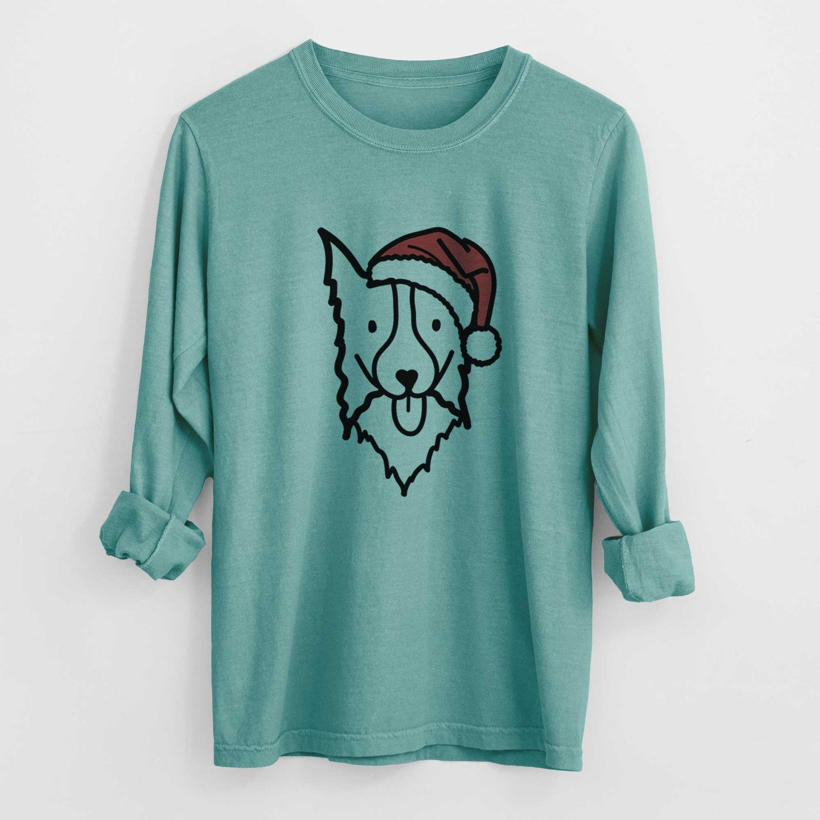Jolly Border Collie - Heavyweight 100% Cotton Long Sleeve