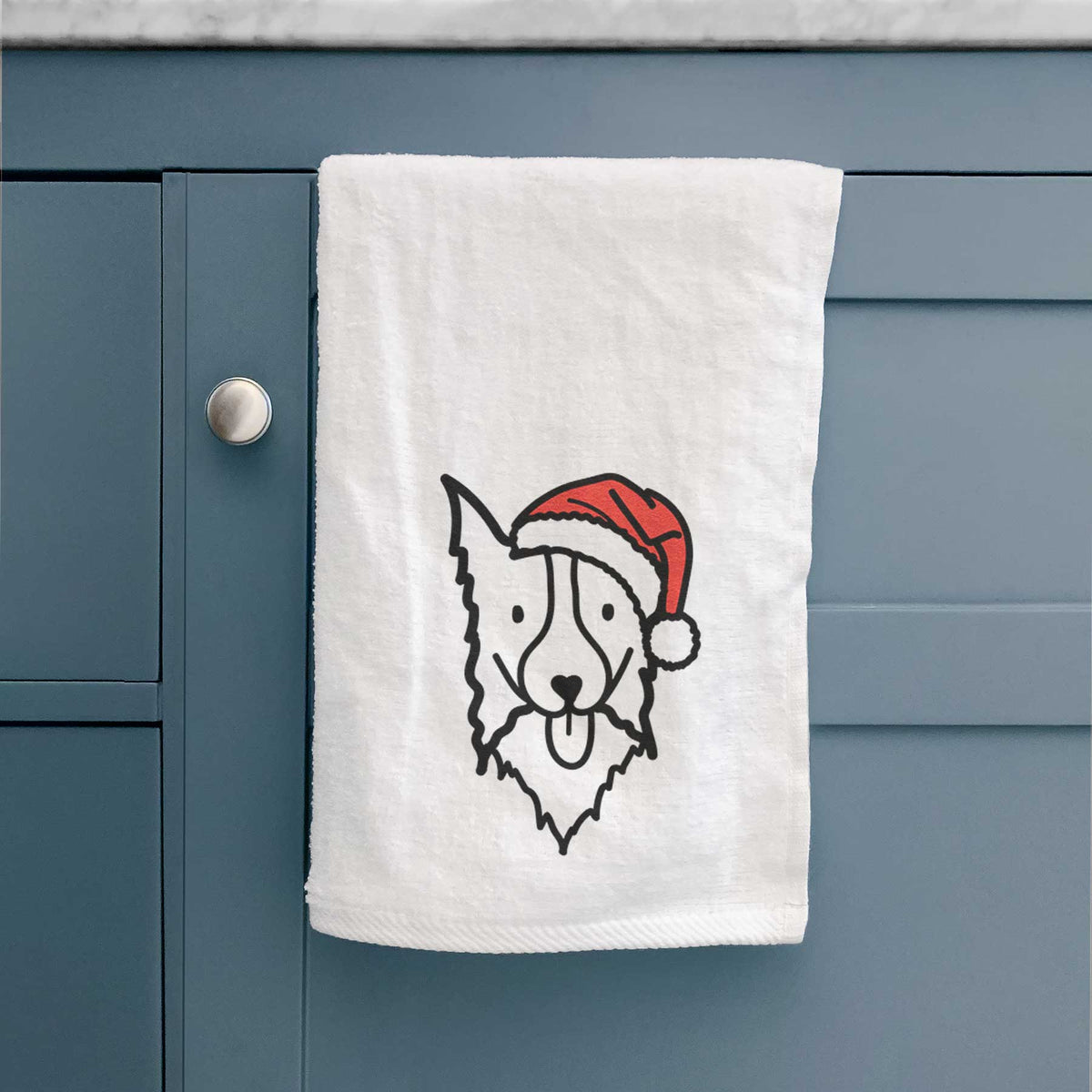 Jolly Border Collie - Decorative Hand Towel