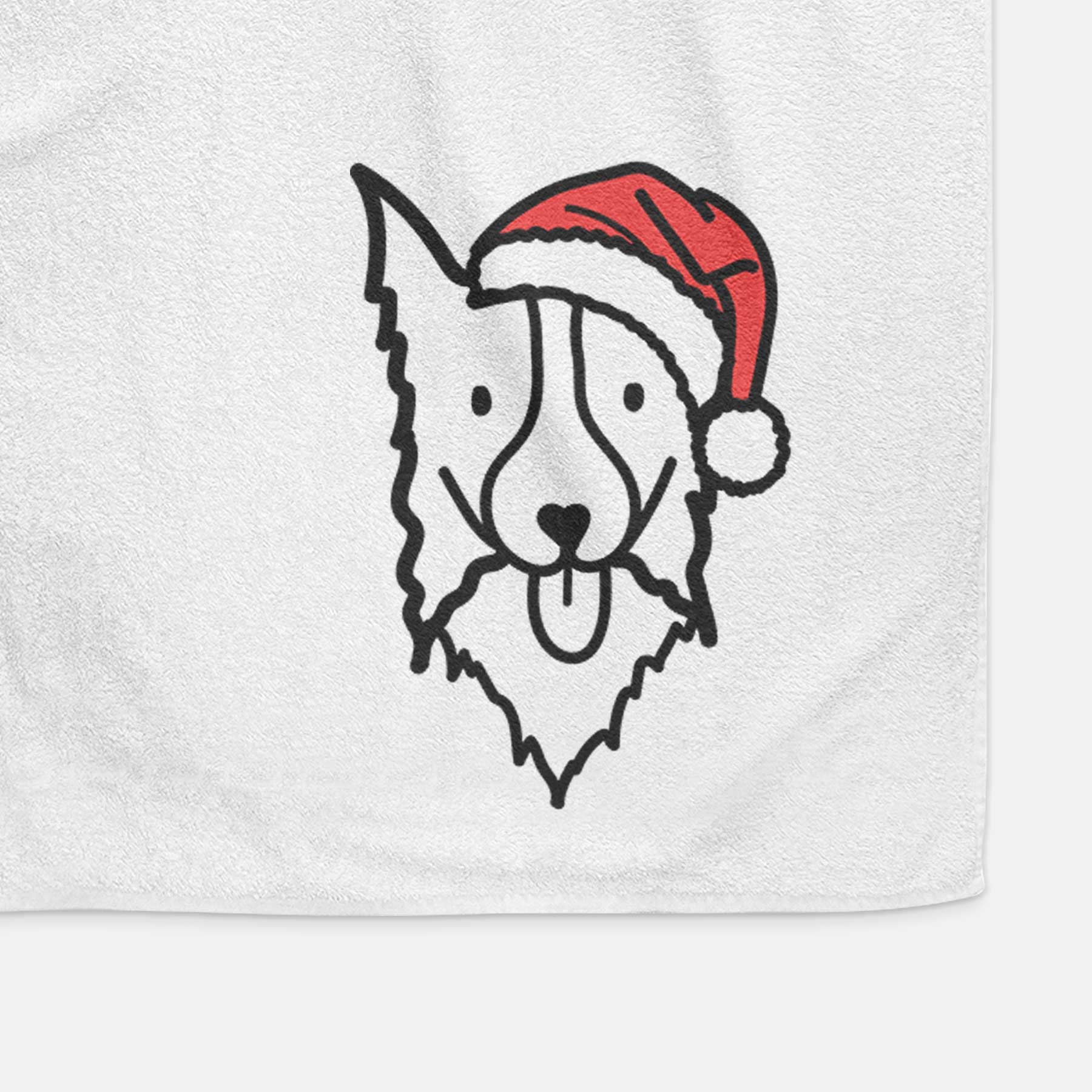 Jolly Border Collie - Decorative Hand Towel