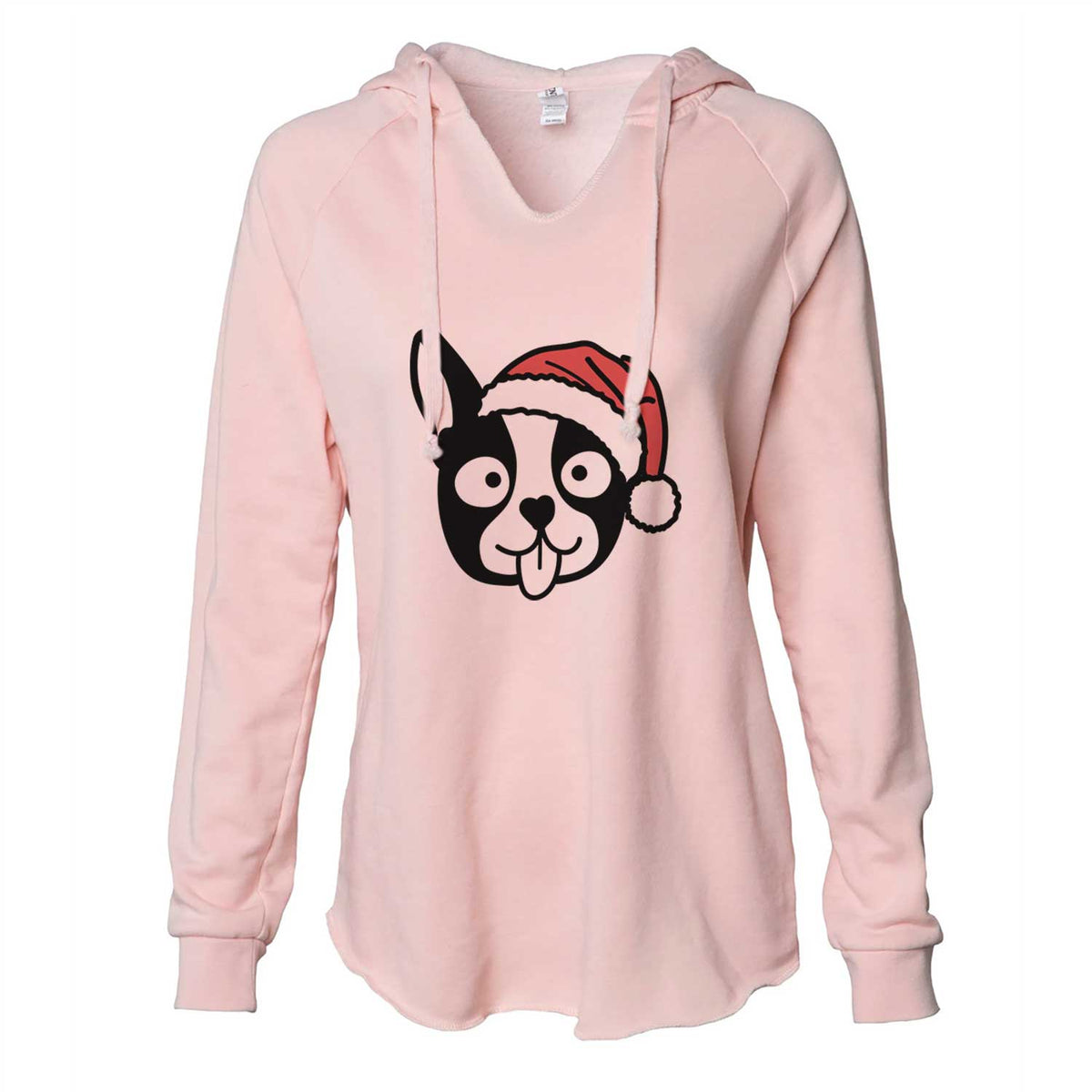 Jolly Boston Terrier - Cali Wave Hooded Sweatshirt