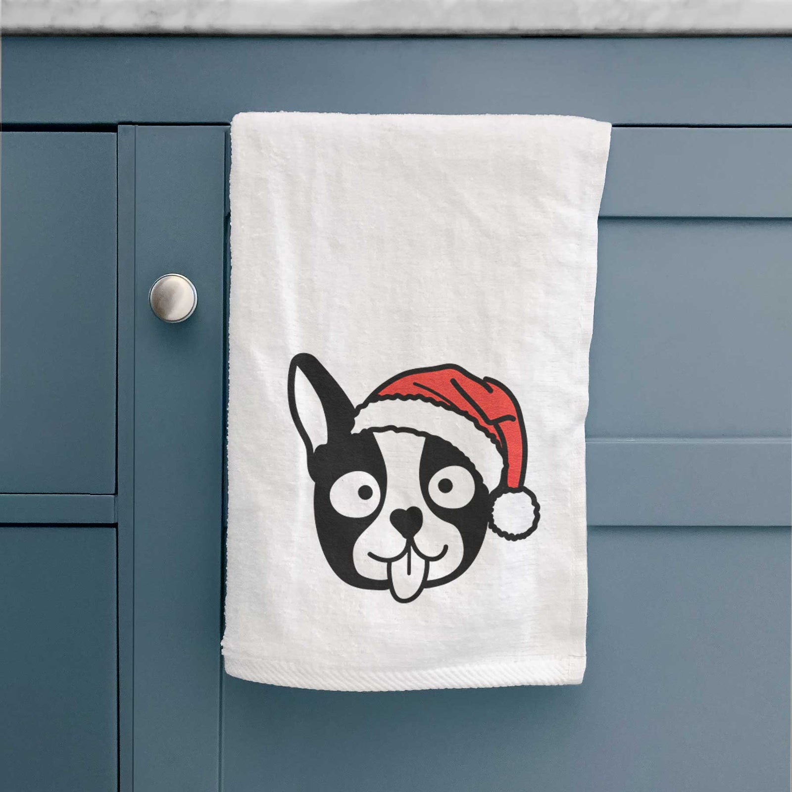 Jolly Boston Terrier - Decorative Hand Towel