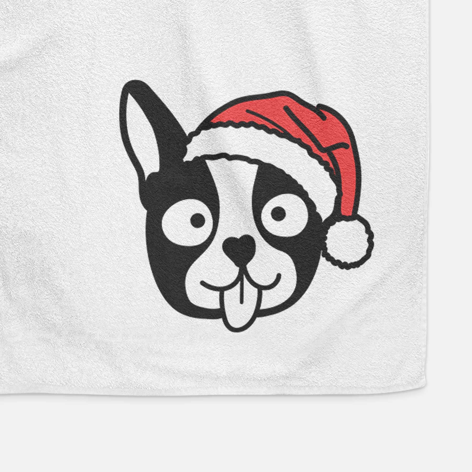 Jolly Boston Terrier - Decorative Hand Towel