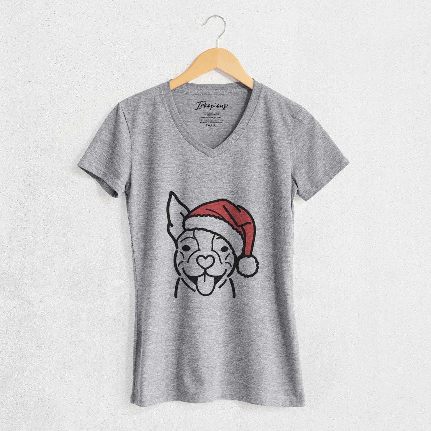 Jolly Happy Boston Terrier - Women's V-neck Shirt