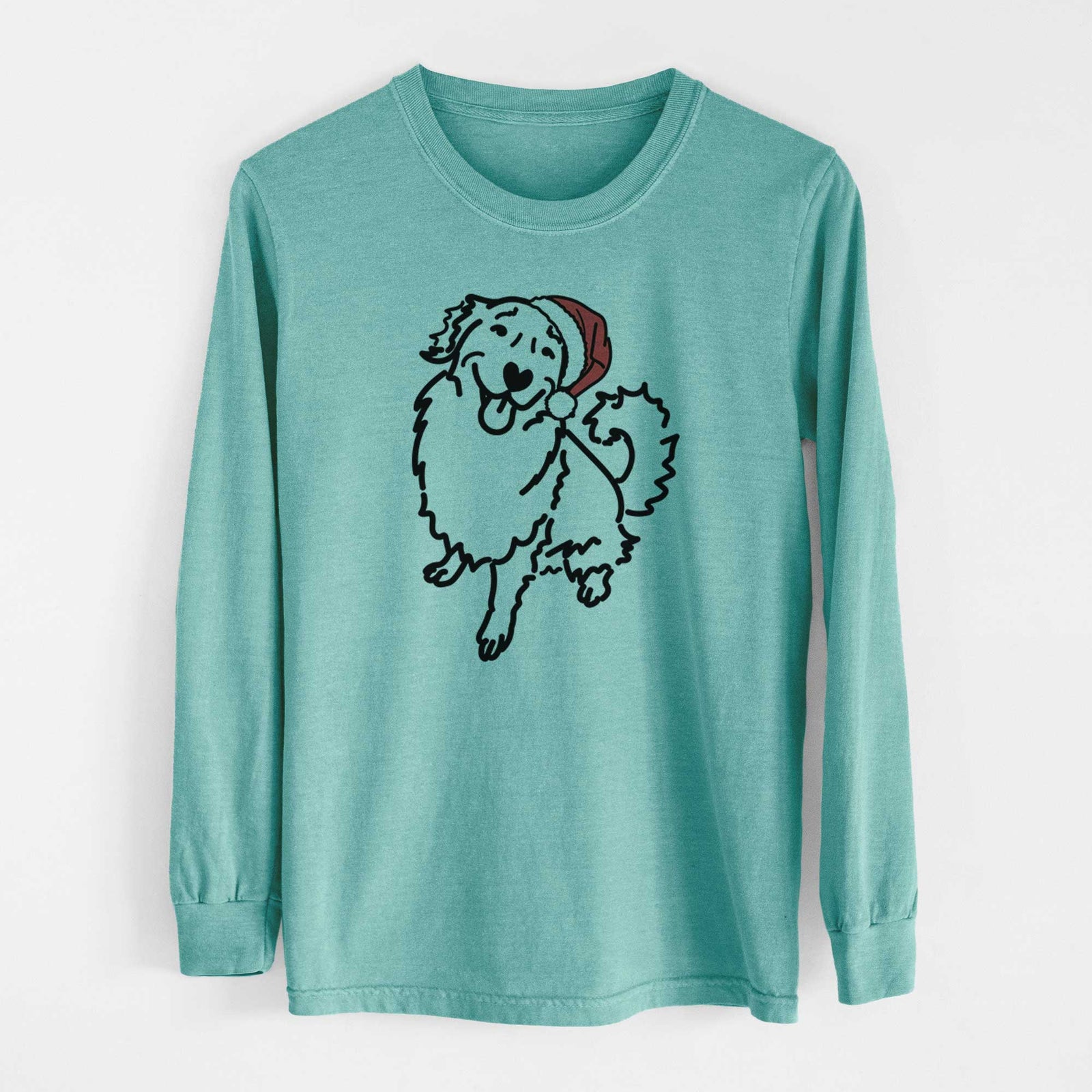 Jolly Golden Retriever - Brinkley - Heavyweight 100% Cotton Long Sleeve