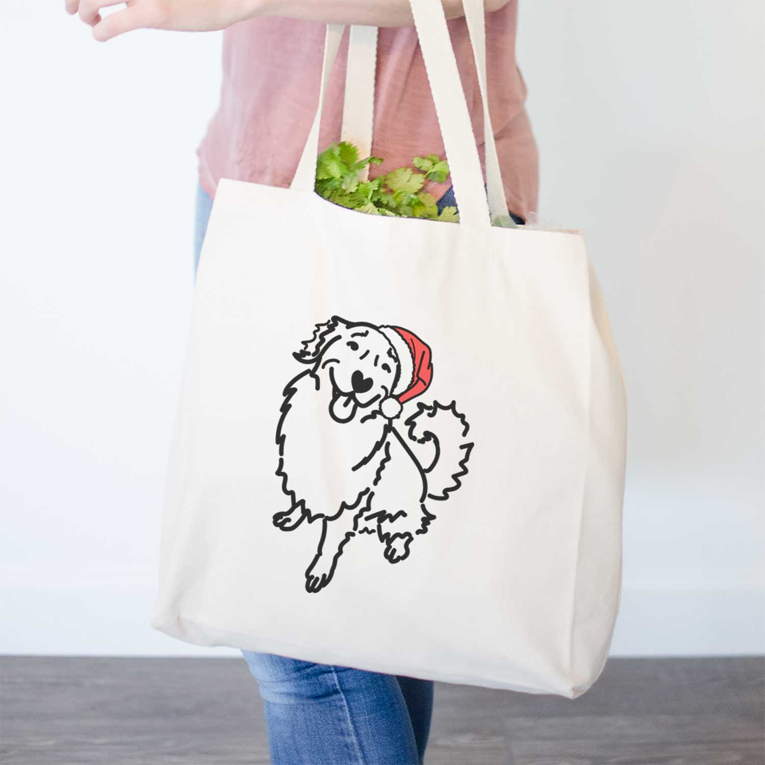 Jolly Golden Retriever - Brinkley - Tote Bag