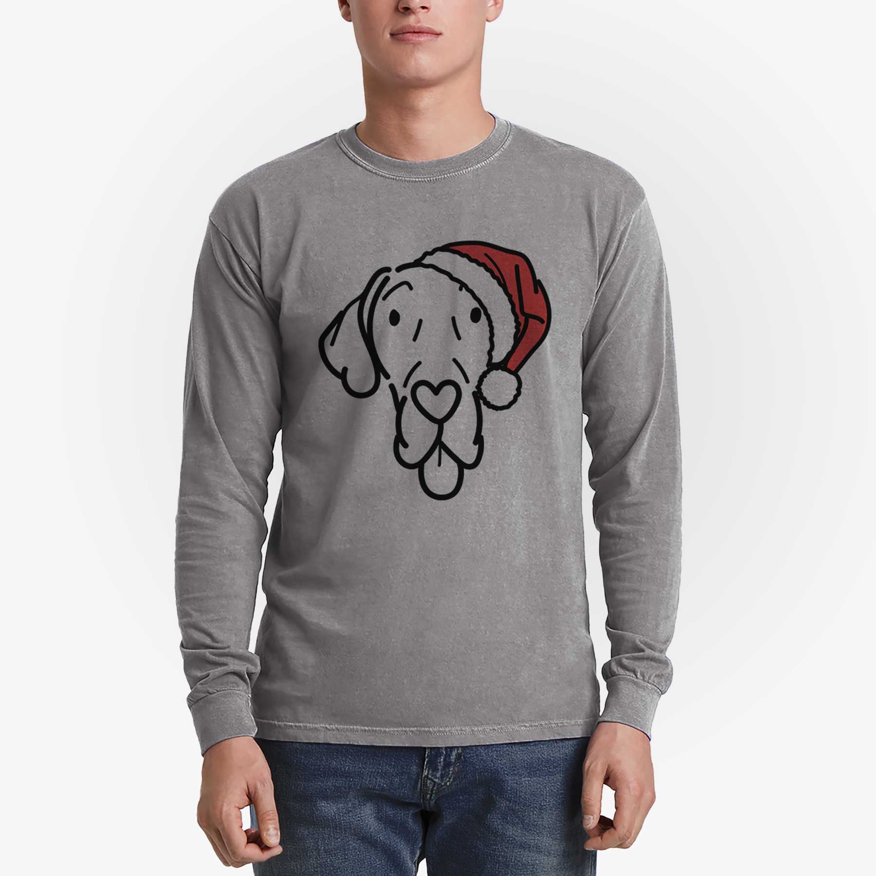 Jolly Great Dane - Bruce - Heavyweight 100% Cotton Long Sleeve