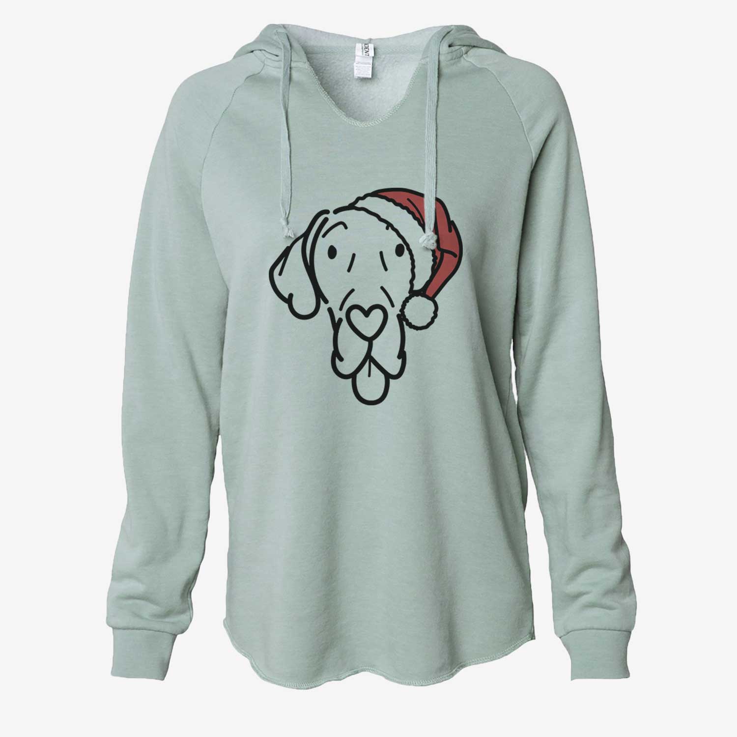 Jolly Great Dane - Bruce - Cali Wave Hooded Sweatshirt