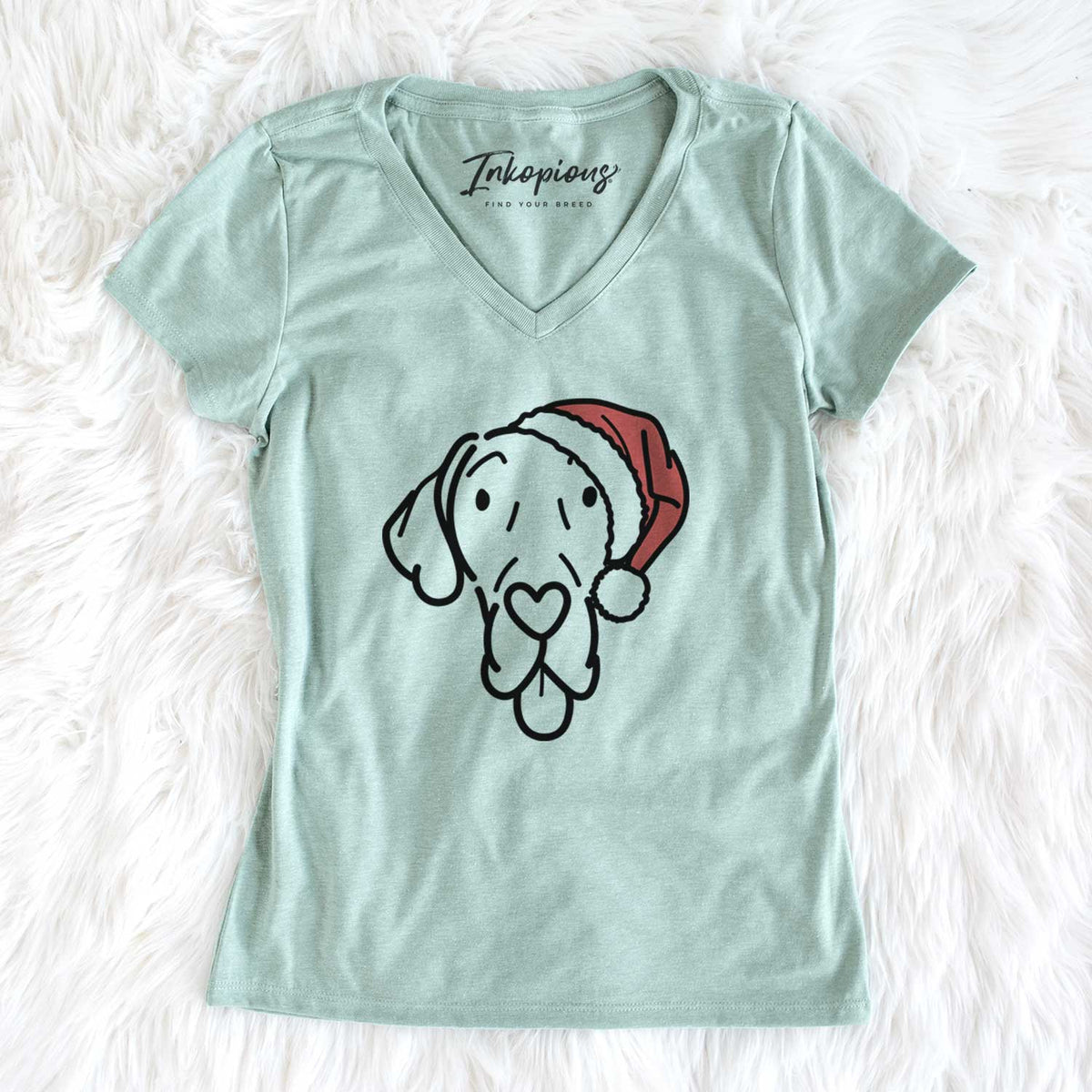 Jolly Great Dane - Bruce - Women&#39;s V-neck Shirt