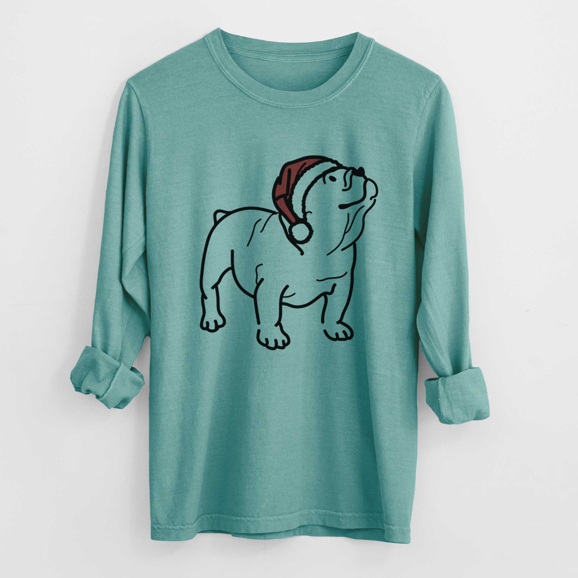 Jolly English Bulldog - Bruno - Heavyweight 100% Cotton Long Sleeve