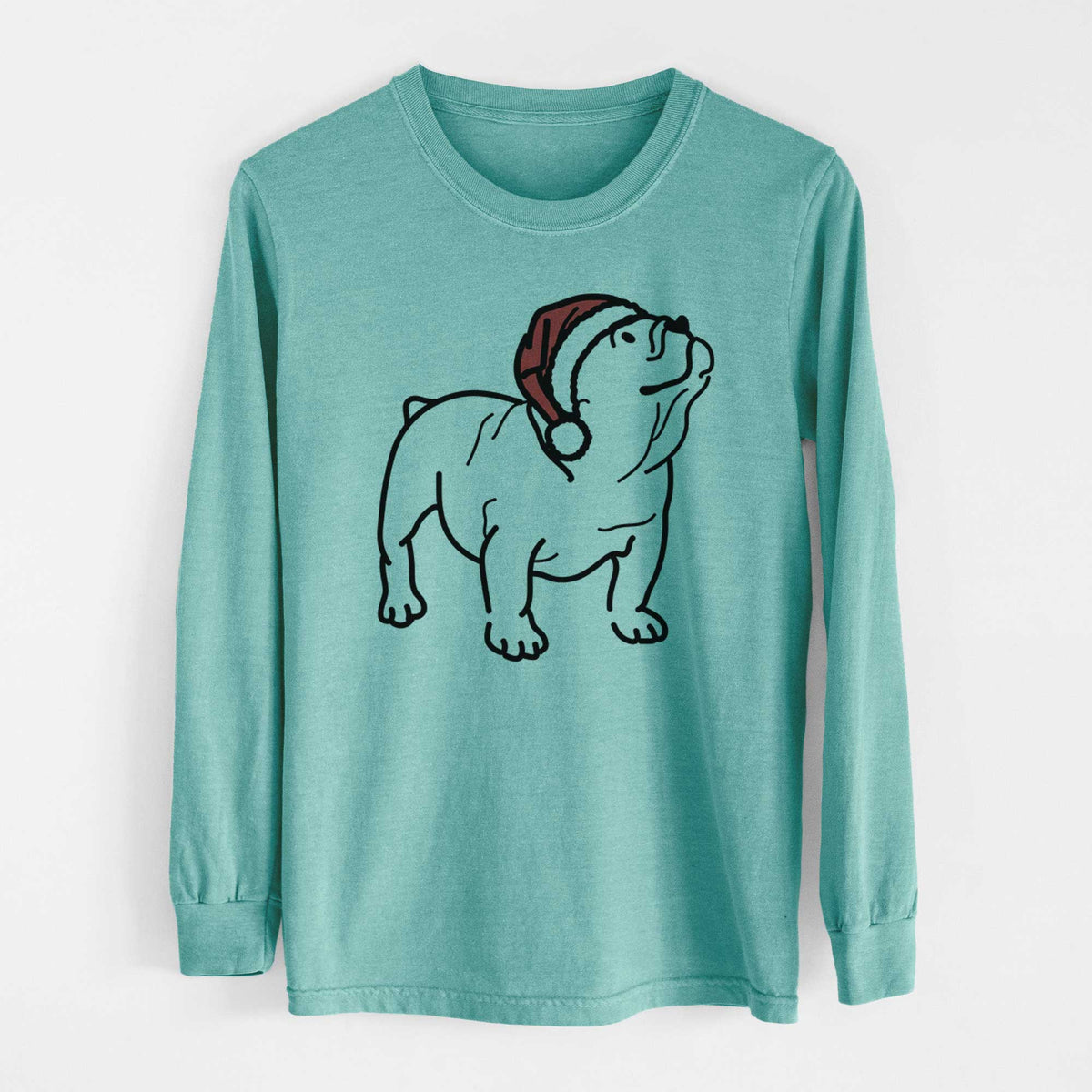 Jolly English Bulldog - Bruno - Heavyweight 100% Cotton Long Sleeve