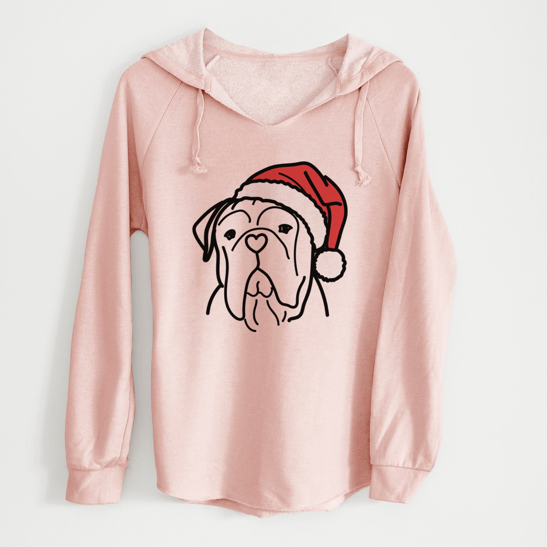 Jolly Bull Mastiff - Vivian - Cali Wave Hooded Sweatshirt