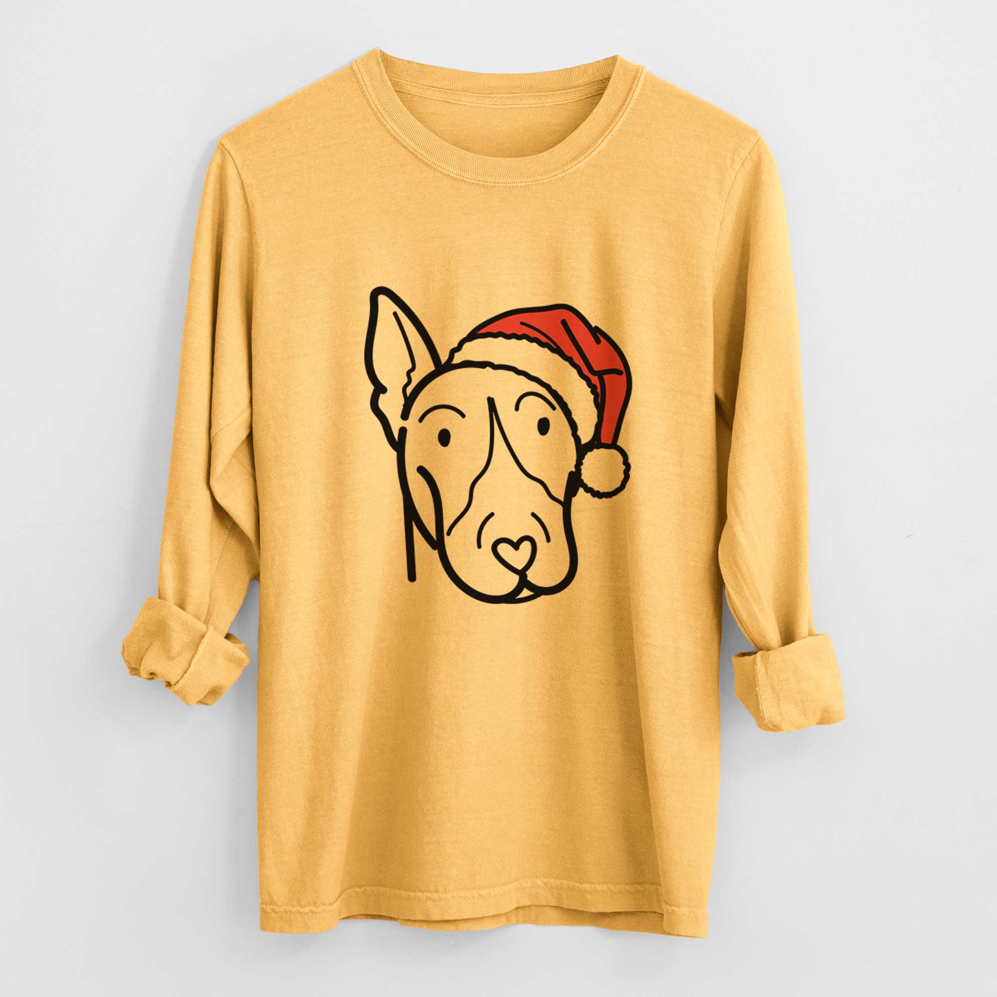 Jolly Bull Terrier - Heavyweight 100% Cotton Long Sleeve