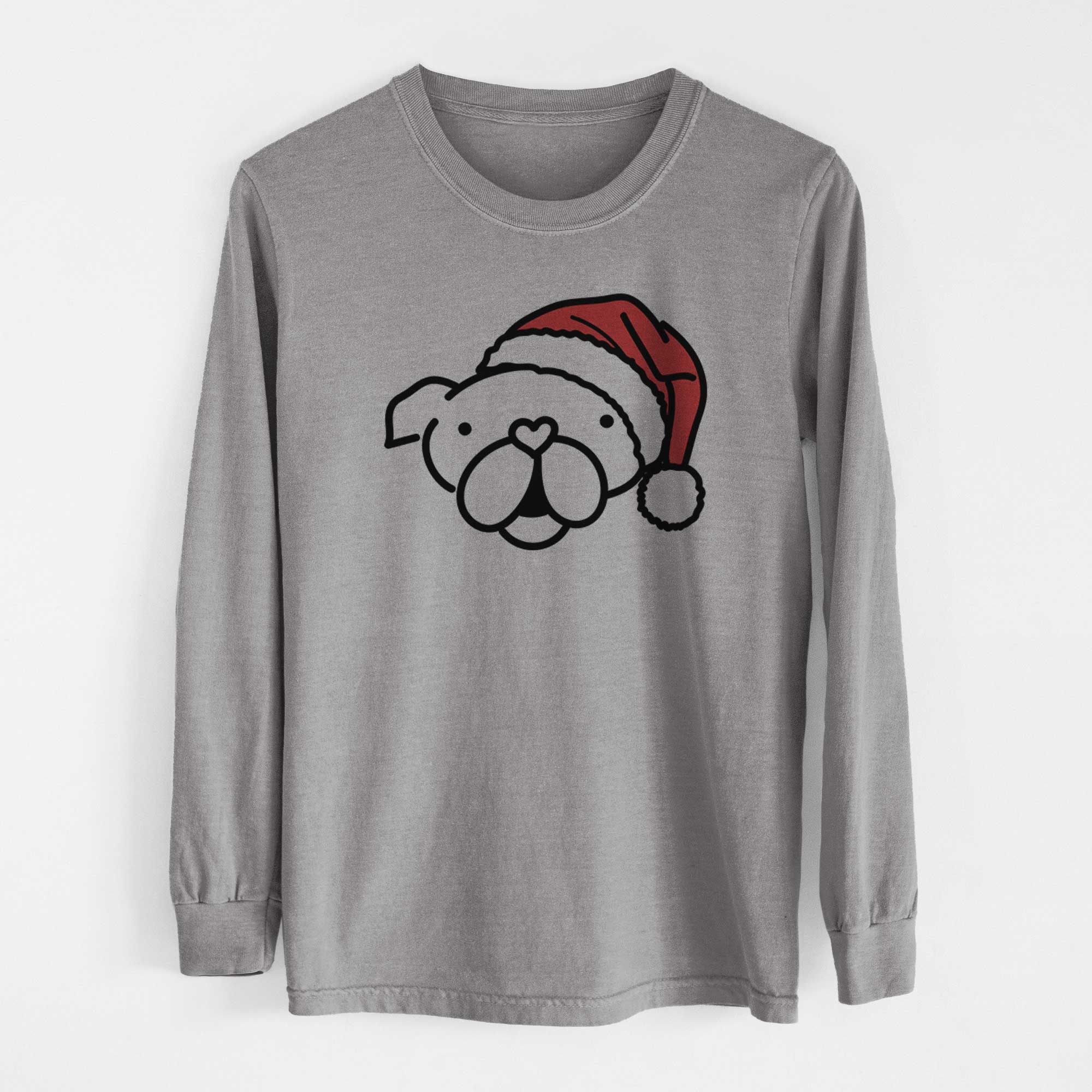 Jolly English Bulldog - Heavyweight 100% Cotton Long Sleeve