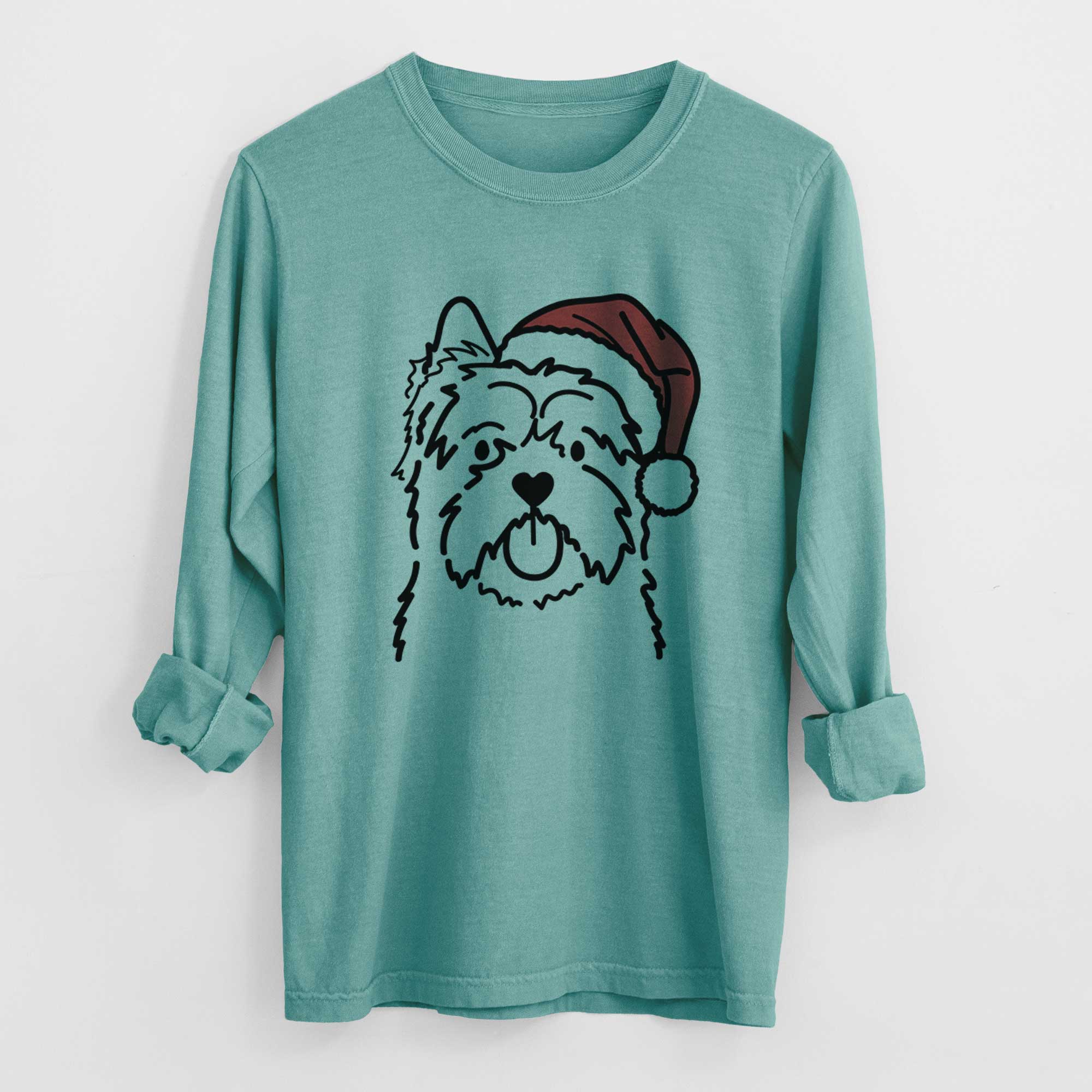 Jolly Cairn Terrier - Heavyweight 100% Cotton Long Sleeve