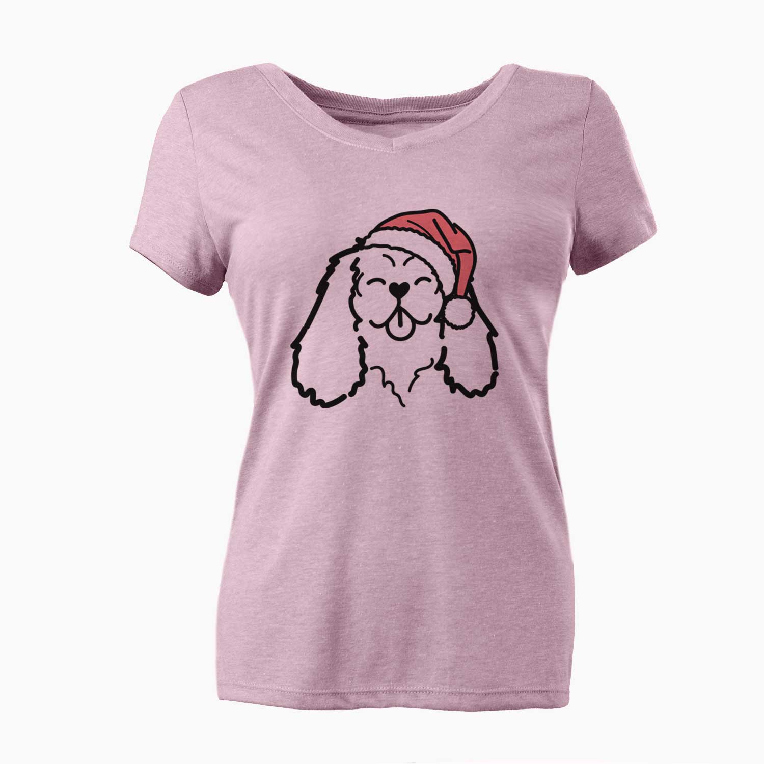 Jolly Cavalier King Charles Spaniel - Women's V-neck Shirt
