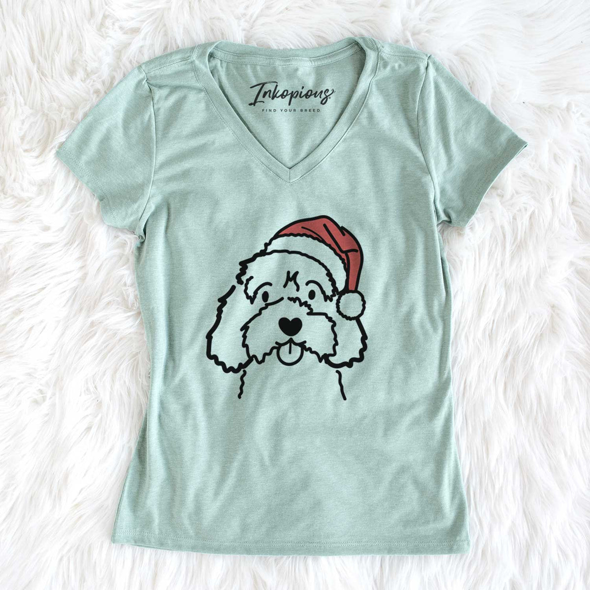 Jolly Cavapoo - Women&#39;s V-neck Shirt