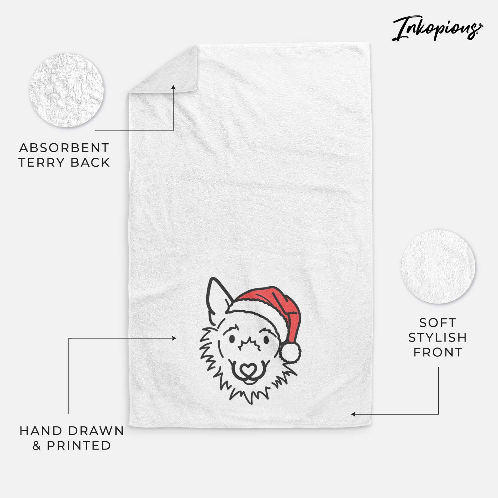 Jolly Super Mutt - Chewy - Decorative Hand Towel