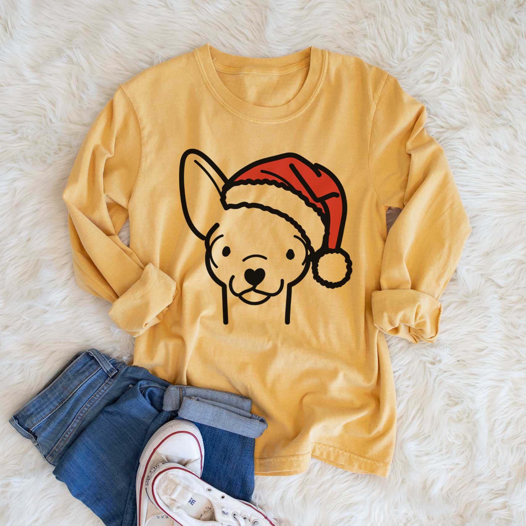 Jolly Chihuahua - Heavyweight 100% Cotton Long Sleeve