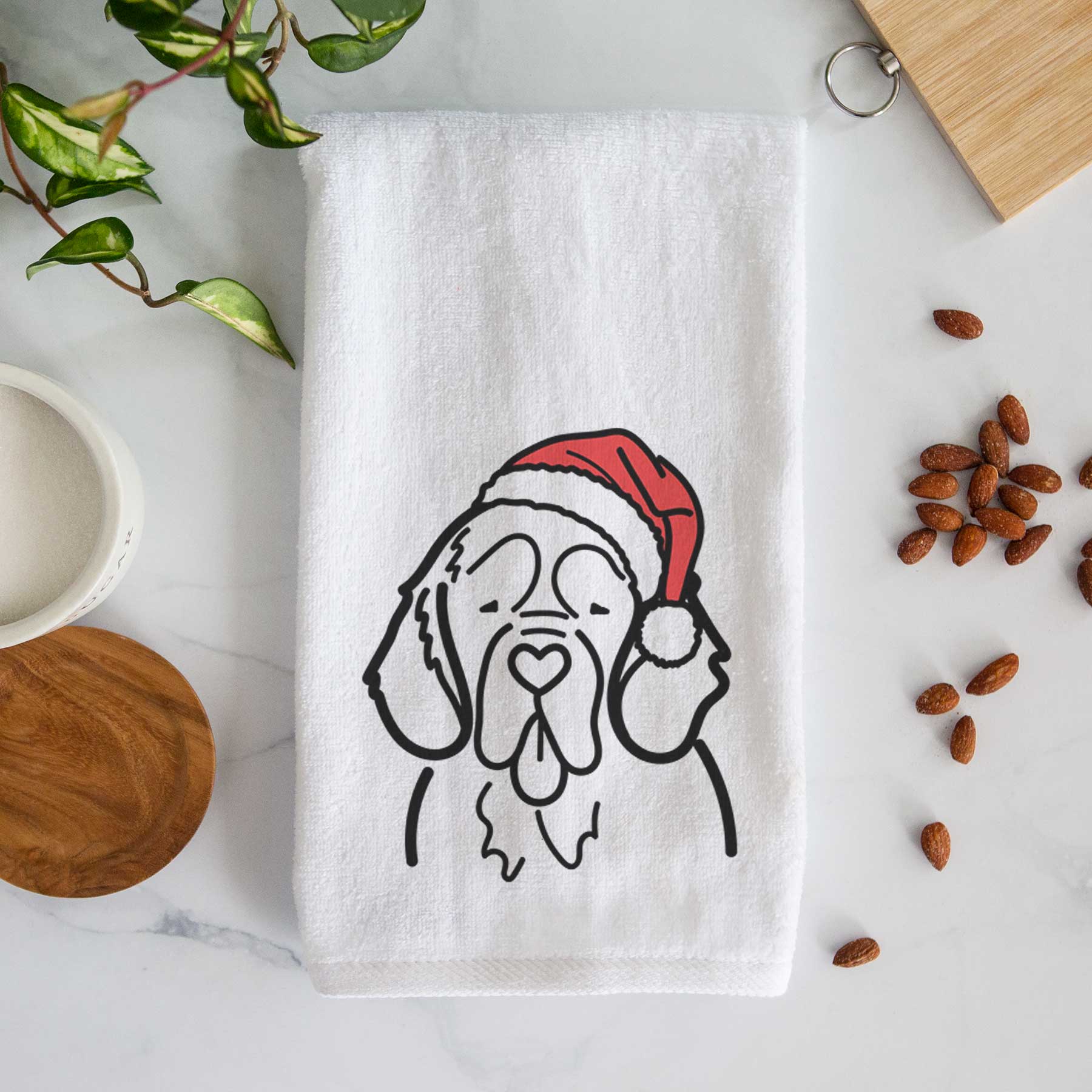 Jolly Clumber Spaniel - Decorative Hand Towel