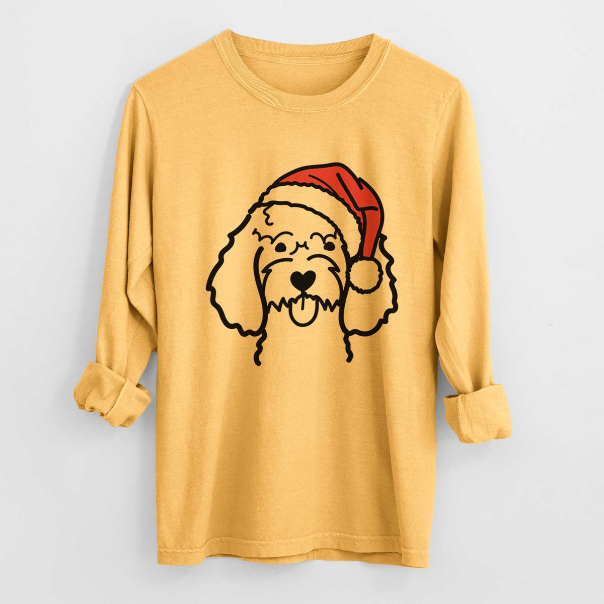 Jolly Cockapoo - Heavyweight 100% Cotton Long Sleeve