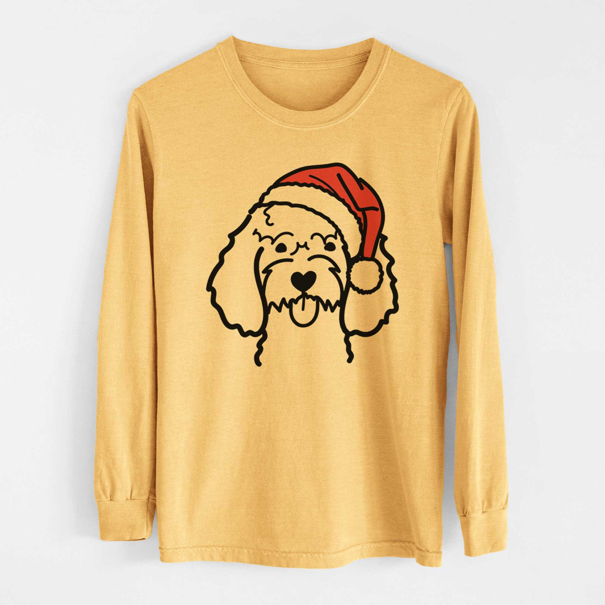 Jolly Cockapoo - Heavyweight 100% Cotton Long Sleeve