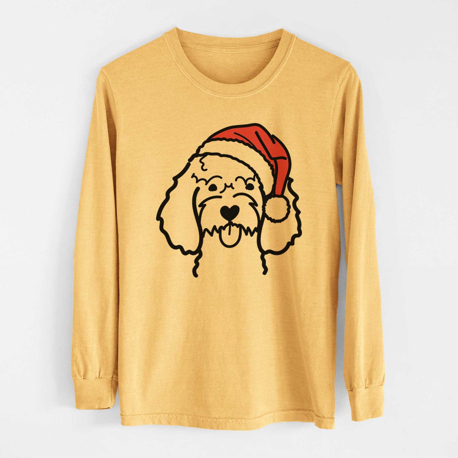 Jolly Cockapoo - Heavyweight 100% Cotton Long Sleeve