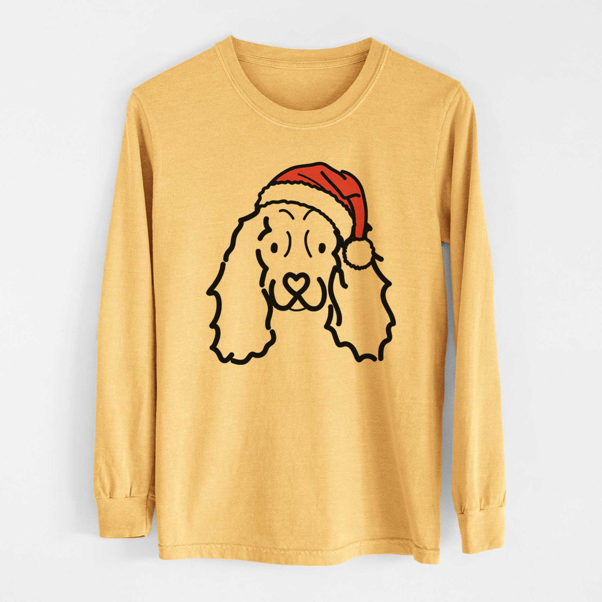 Jolly American Cocker Spaniel - Heavyweight 100% Cotton Long Sleeve
