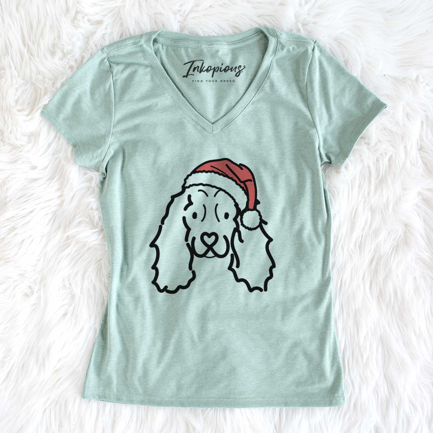 Jolly American Cocker Spaniel - Women's V-neck Shirt