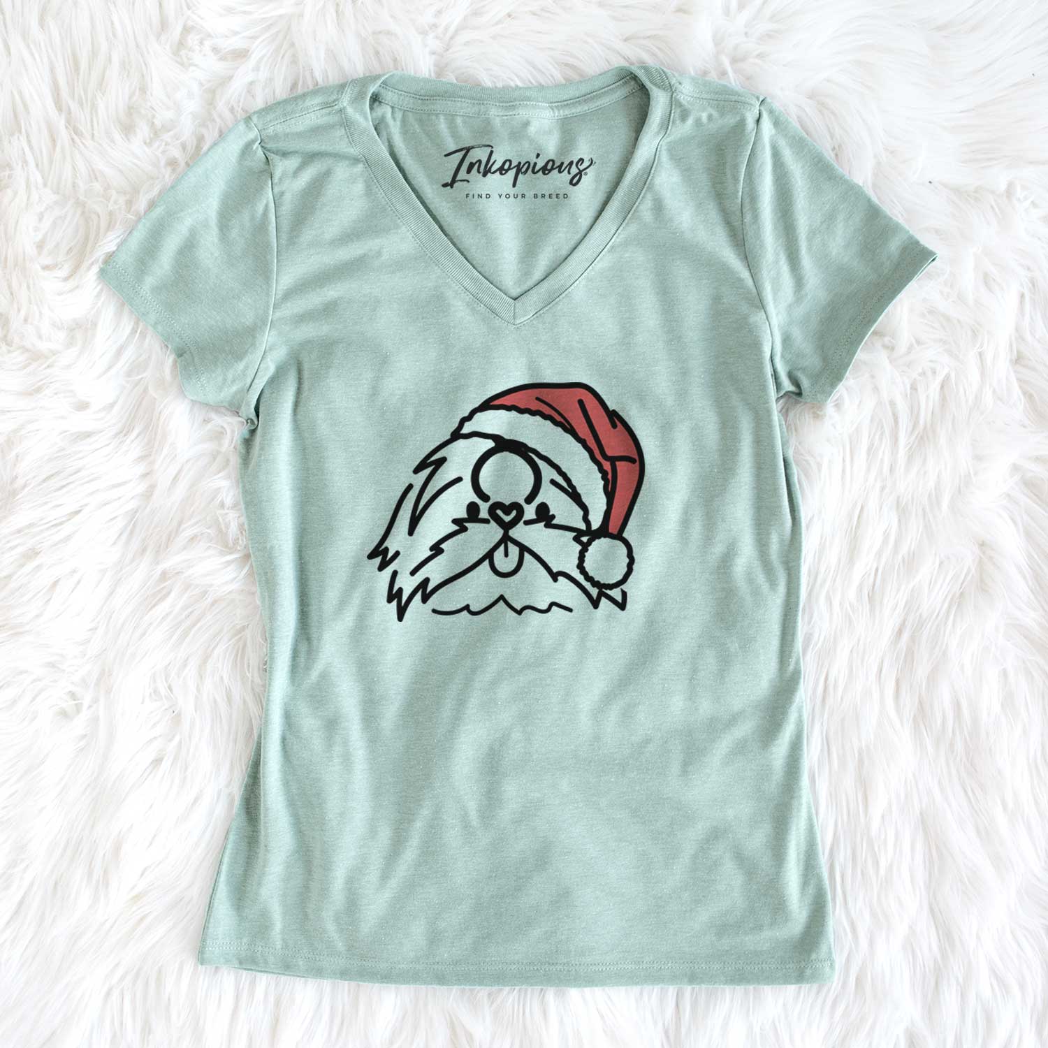 Jolly Shih Tzu - CoCo - Women's V-neck Shirt