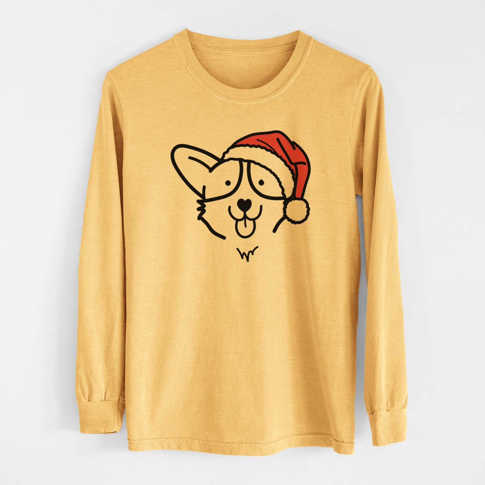 Jolly Corgi - Heavyweight 100% Cotton Long Sleeve