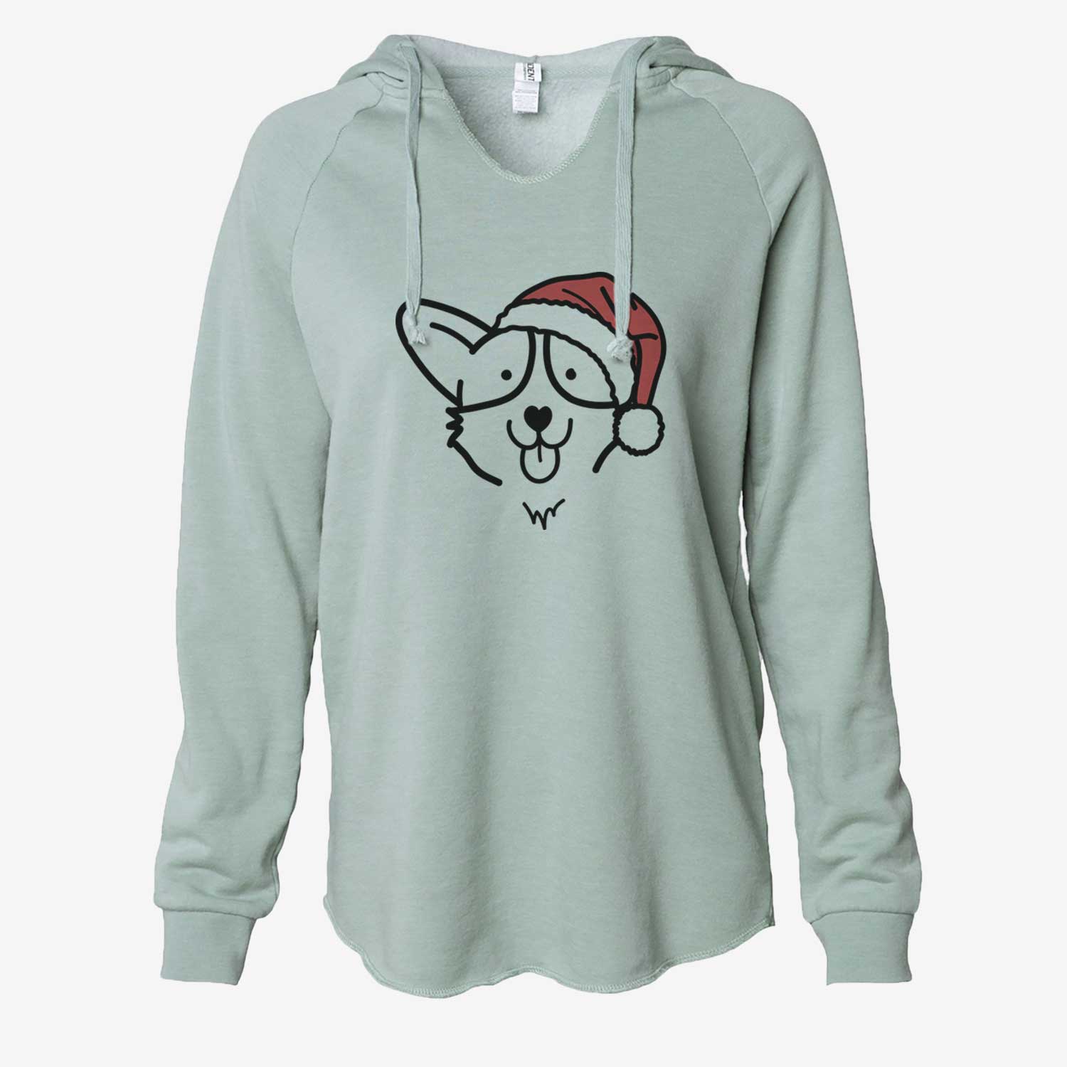 Jolly Corgi - Cali Wave Hooded Sweatshirt