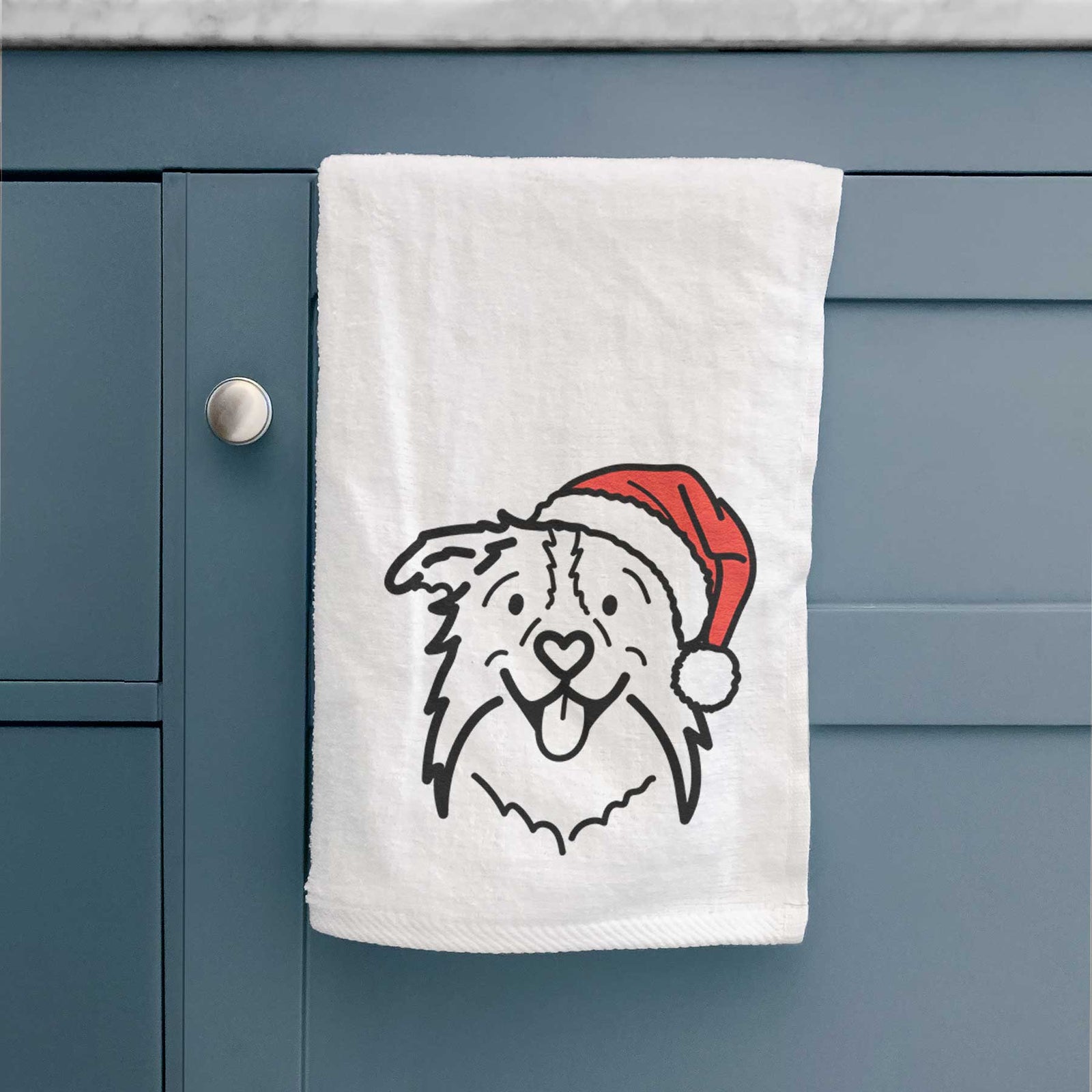 Jolly Border Collie - Cricket - Decorative Hand Towel