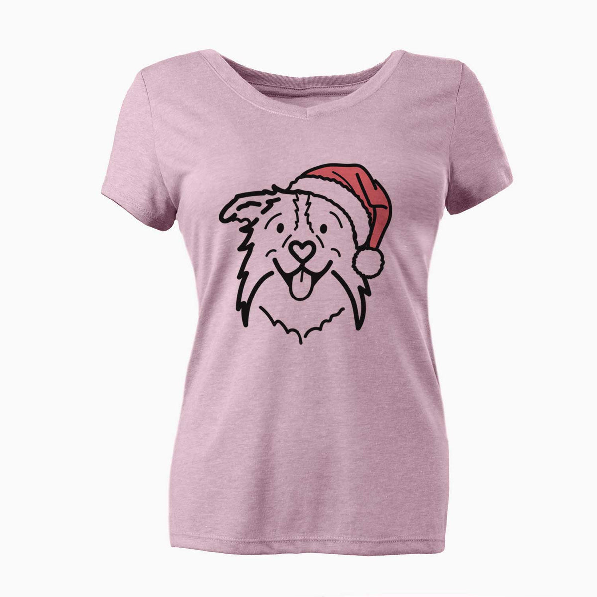 Jolly Border Collie - Cricket - Women's V-neck Shirt