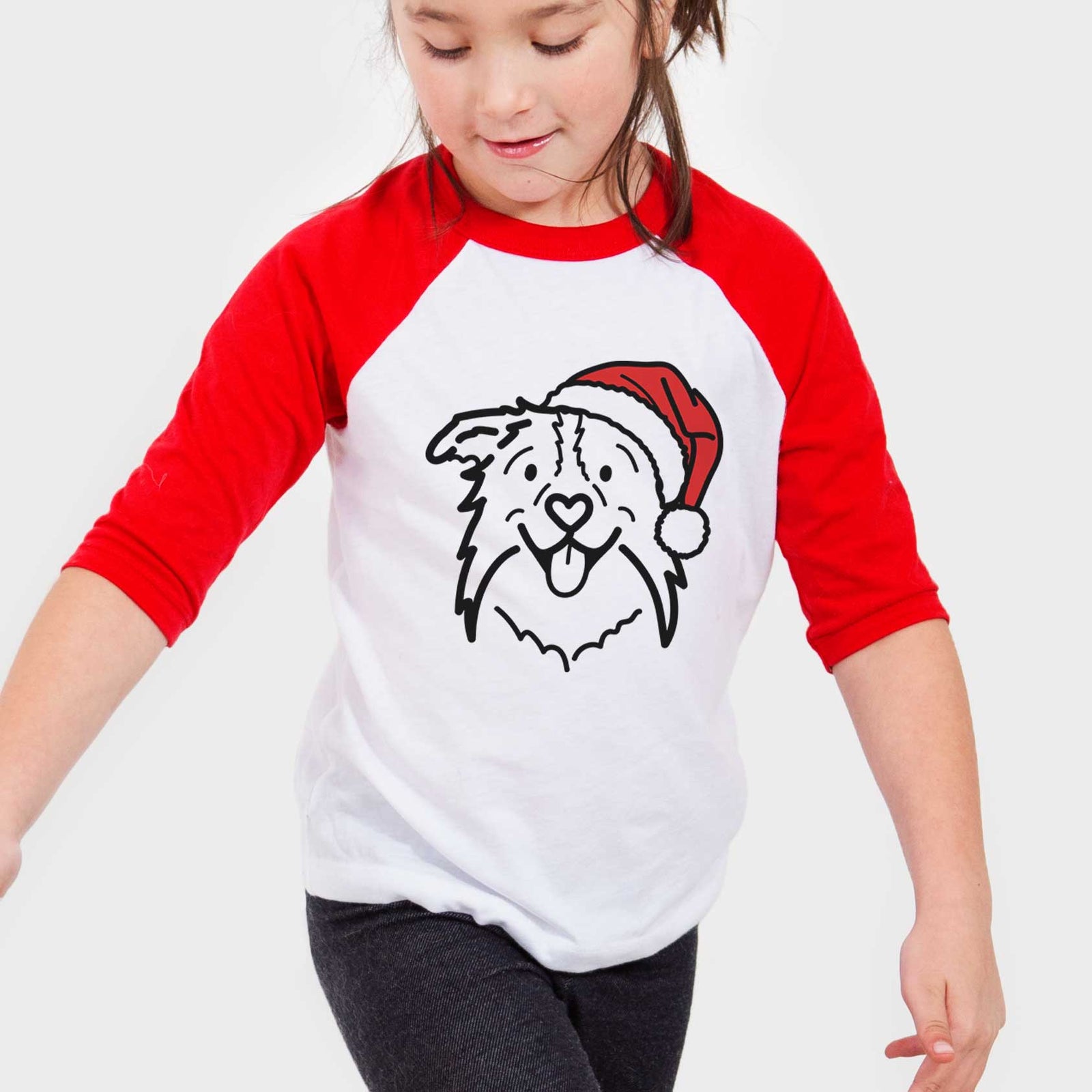 Jolly Border Collie - Cricket - Youth 3/4 Long Sleeve