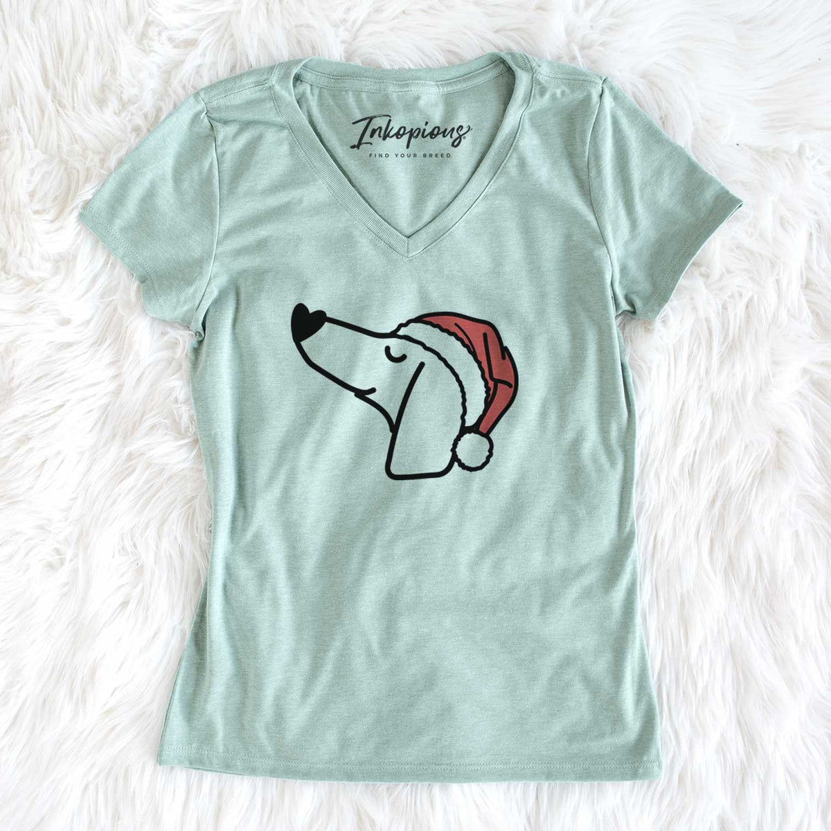 Jolly Dachshund - Women&#39;s V-neck Shirt