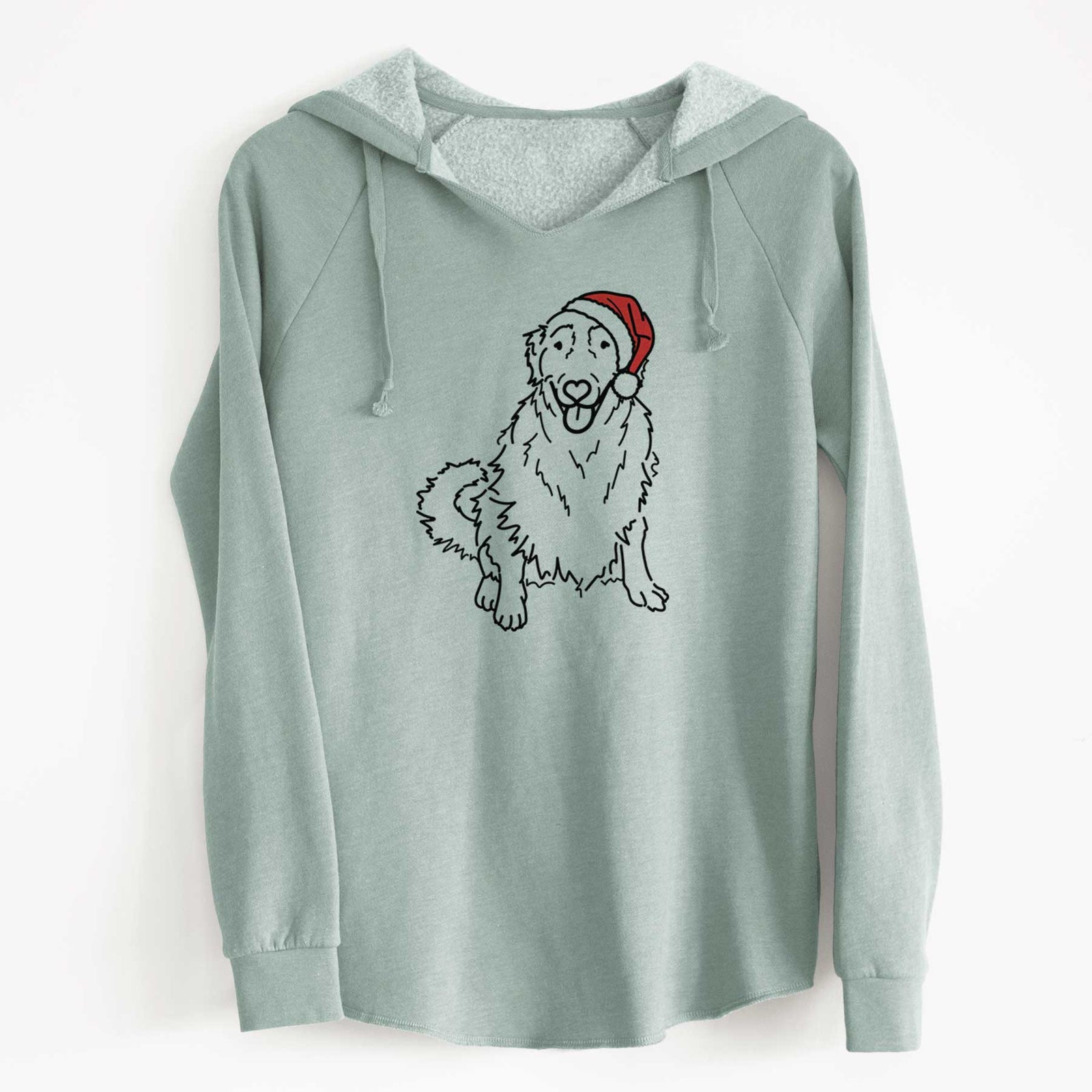 Jolly Golden Retriever - Daisy - Cali Wave Hooded Sweatshirt