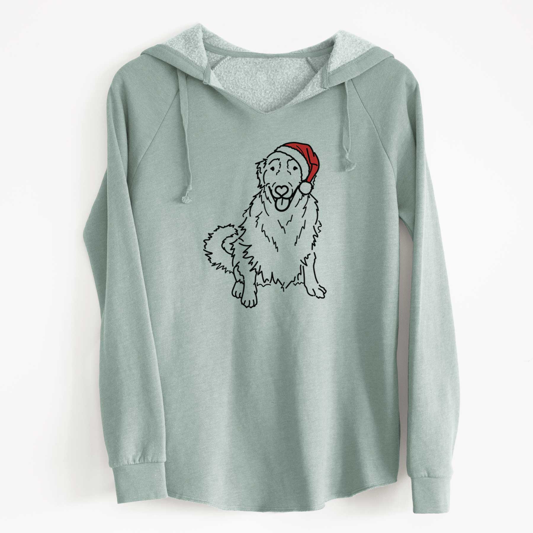 Jolly Golden Retriever - Daisy - Cali Wave Hooded Sweatshirt