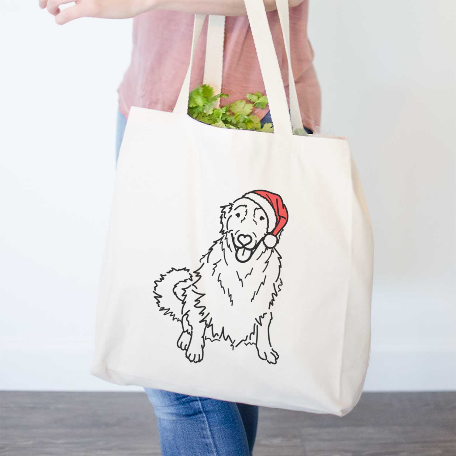 Jolly Golden Retriever - Daisy - Tote Bag