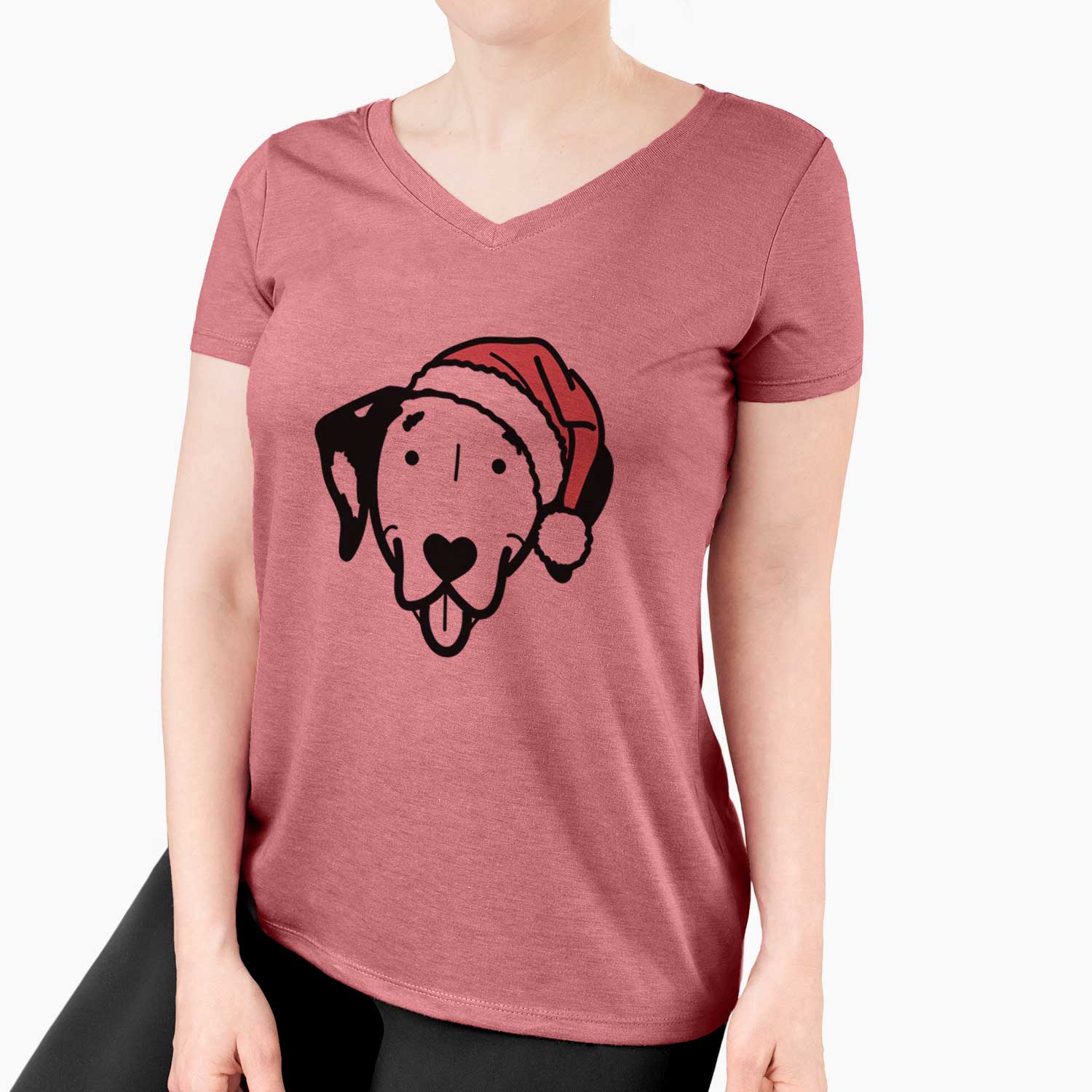 Jolly Dalmatian - Women's V-neck Shirt