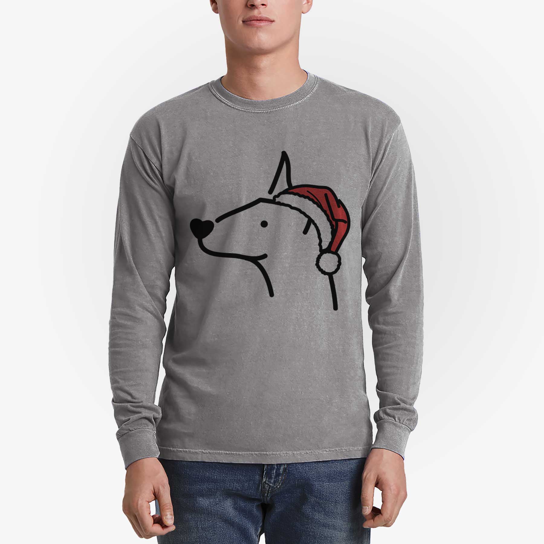 Jolly Doberman Pinscher - Heavyweight 100% Cotton Long Sleeve